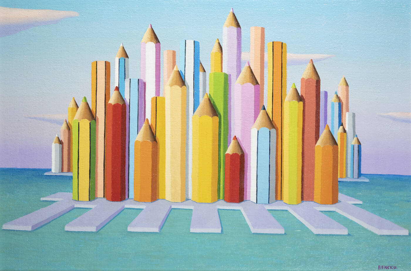 ANTONIO BENCICH - 'Isola metropolitana' 2017