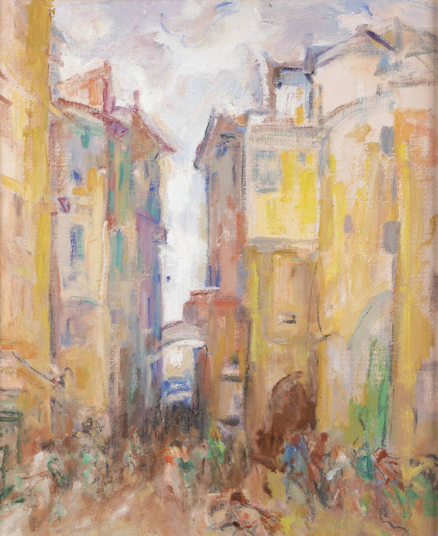 MARIO MICHELETTI - 'Una piazza' 1969