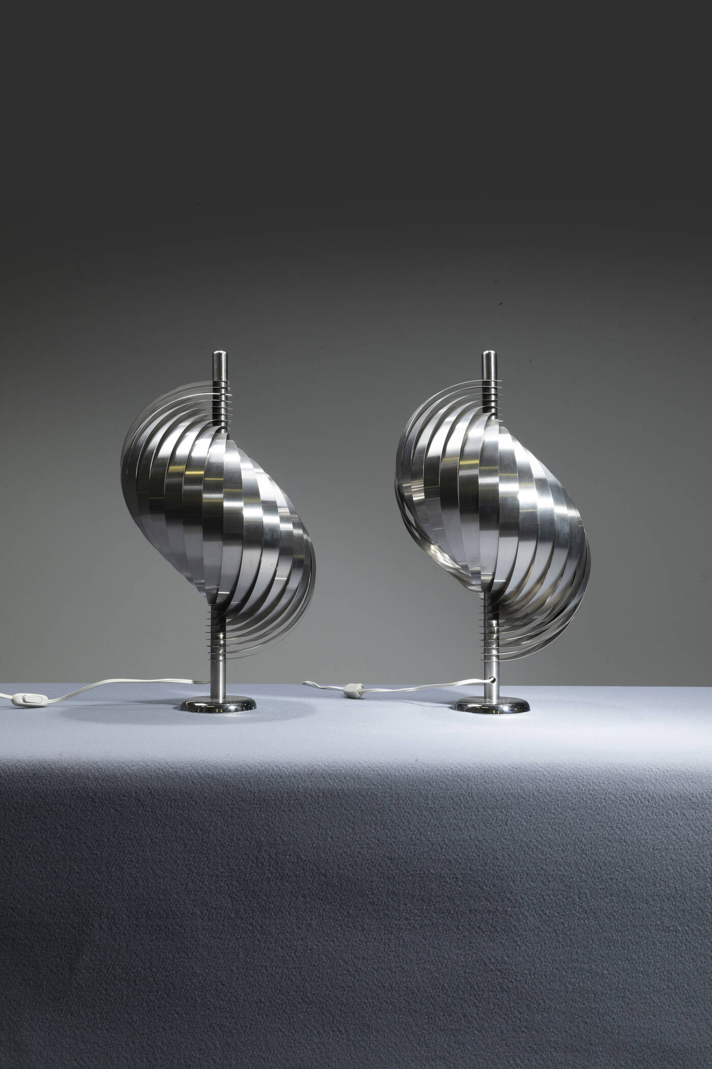 HENRI MATHIEU - Coppia lampade da tavolo 