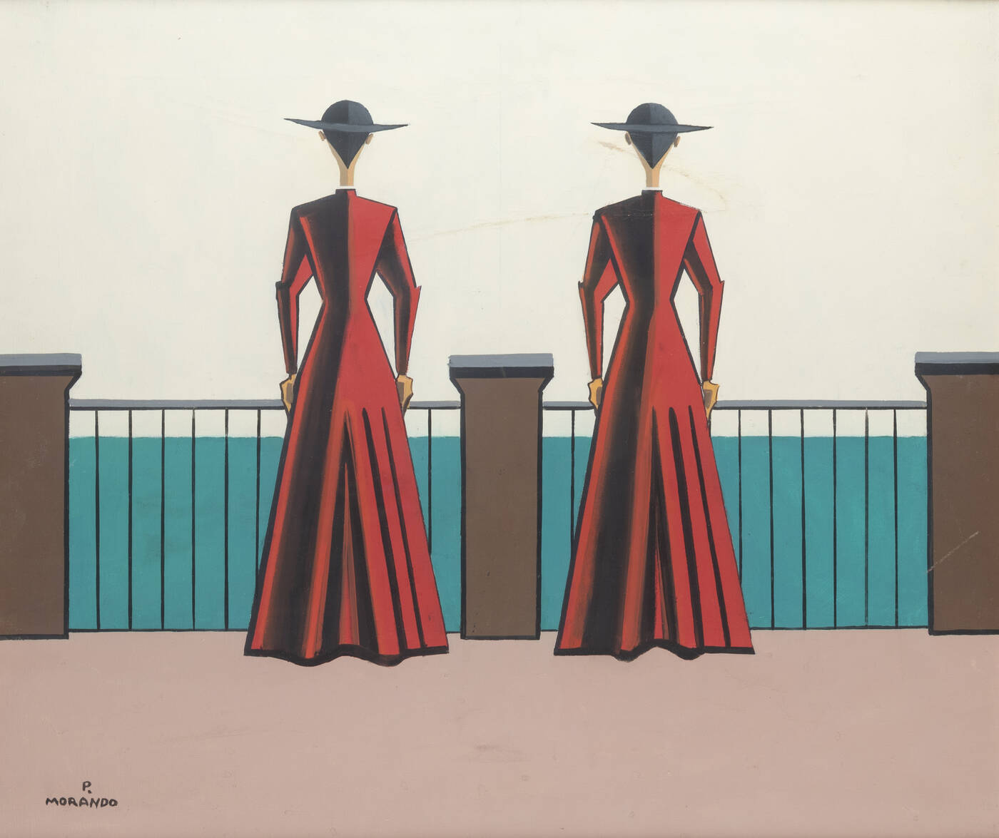 PIETRO MORANDO - 'Due pretini di schiena'