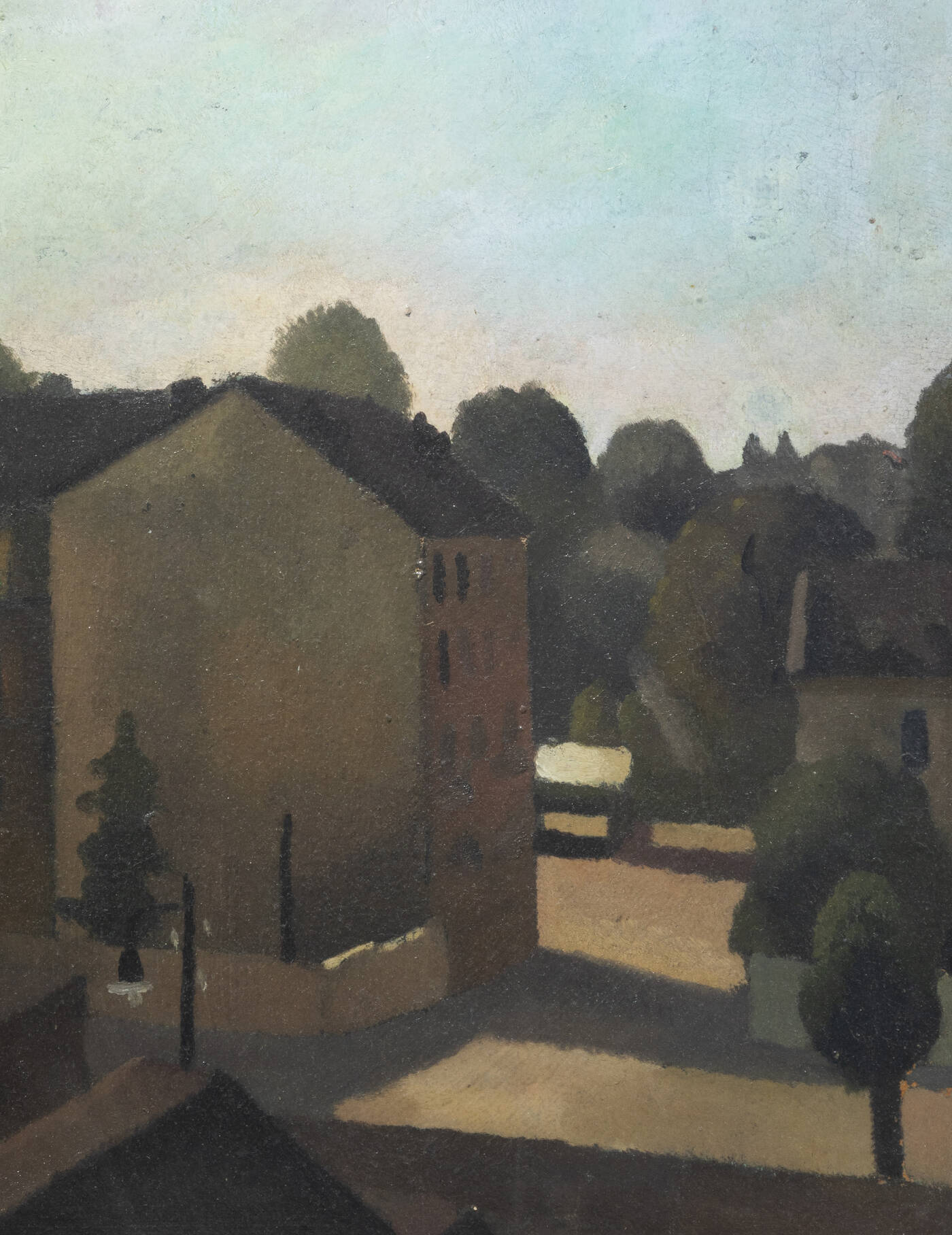 SILVIO AVONDO - 'Paesaggio con casa'