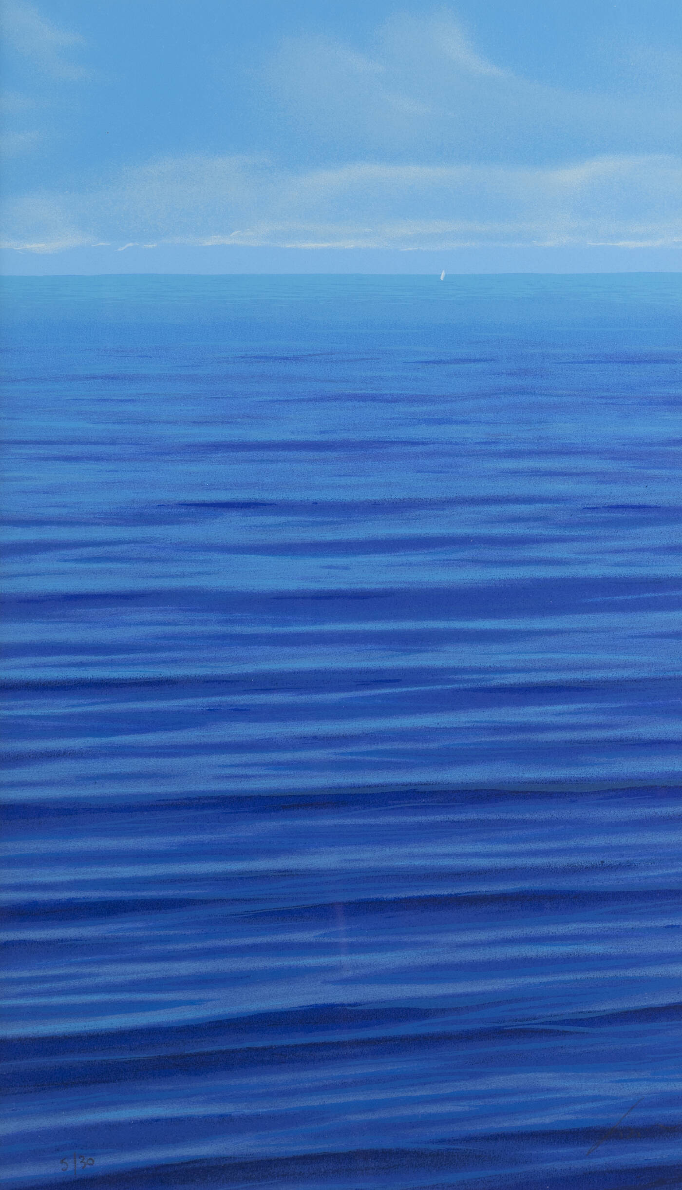 DANIELE FISSORE - 'Marina con vela all'orizzonte'