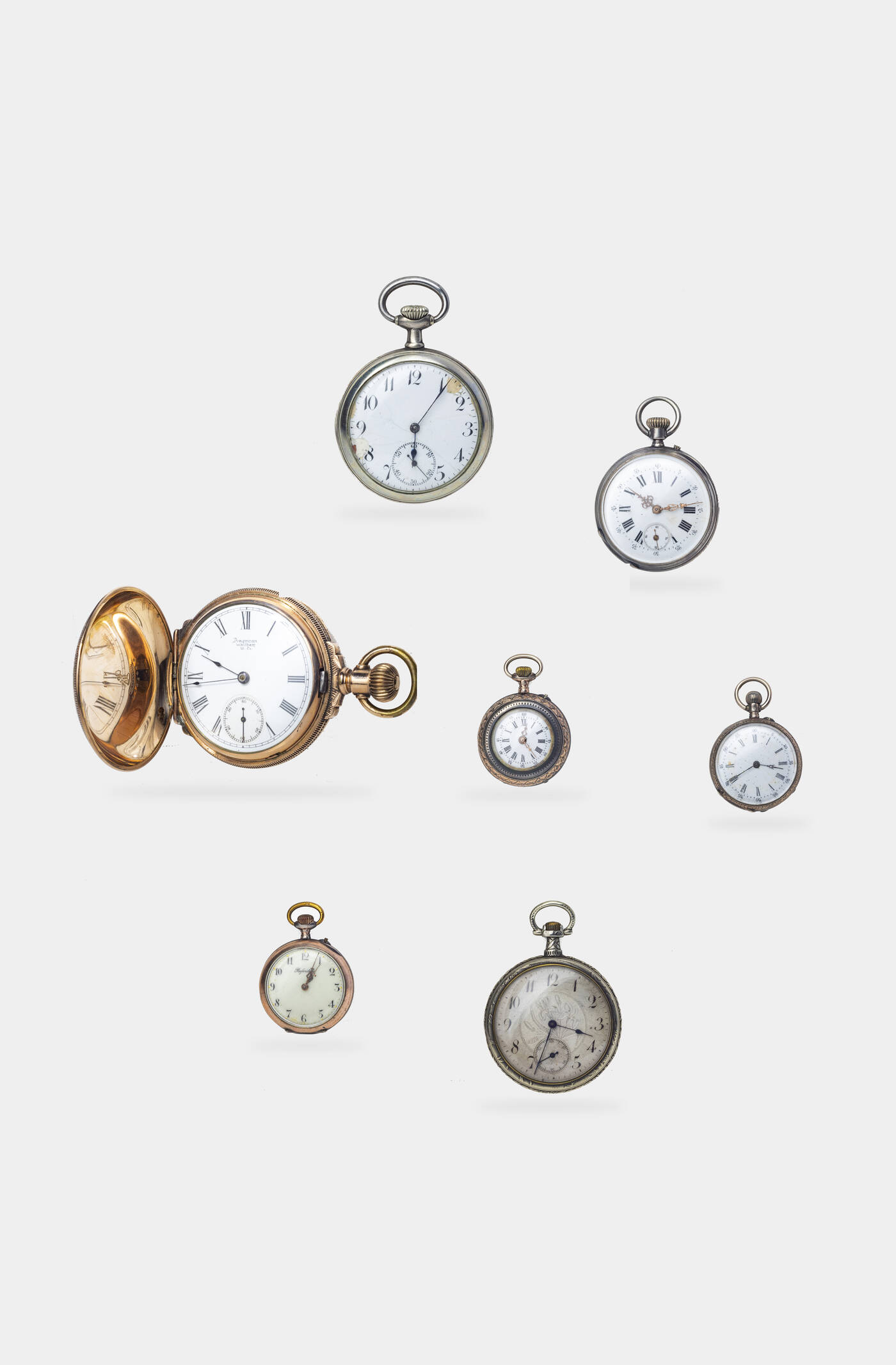 LOTTO DI SETTE OROLOGI DA TASCA