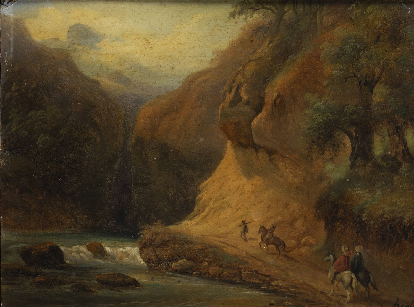 MASSIMO D'AZEGLIO - 'Figure a cavallo'