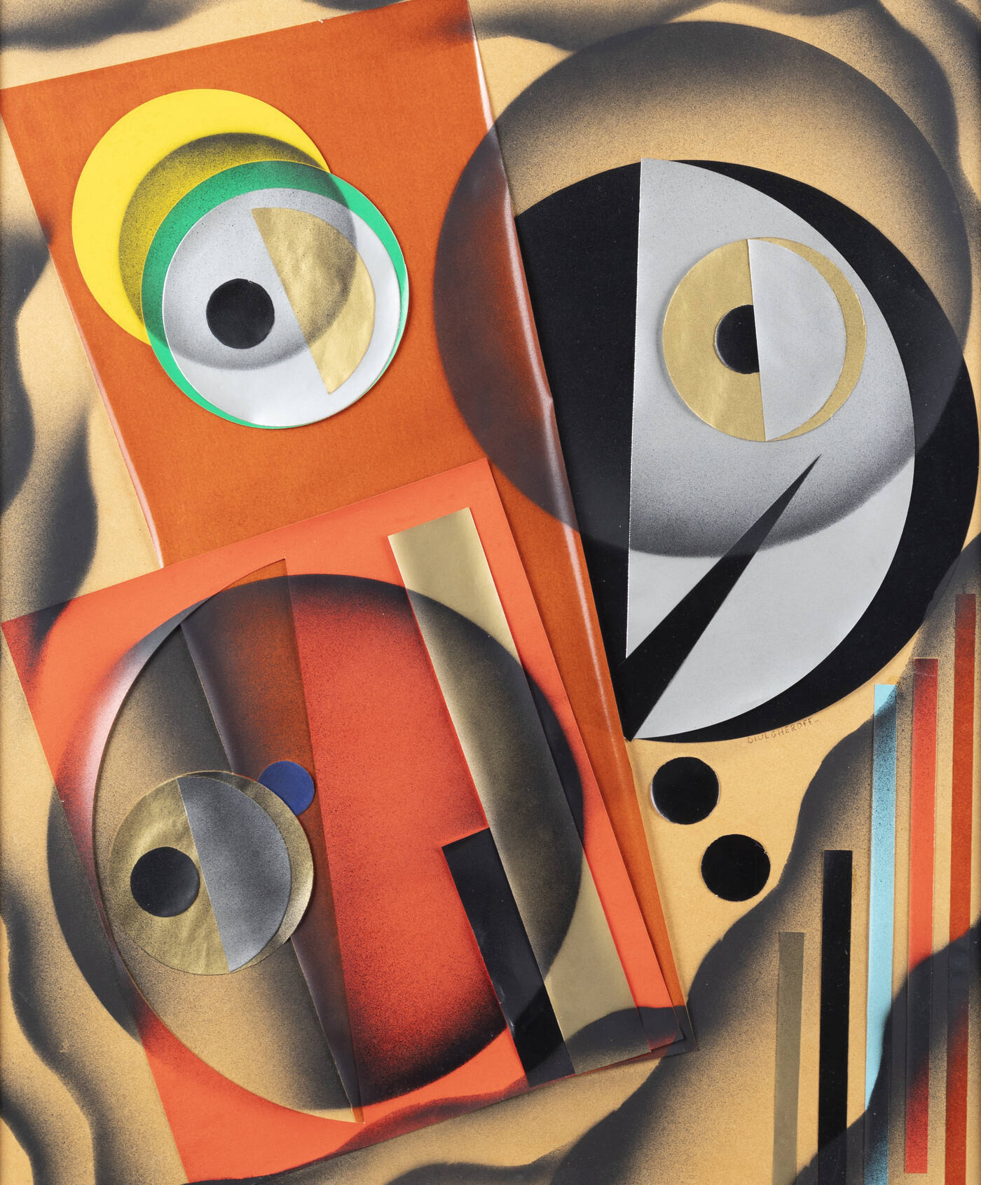 NICOLAJ DIULGHEROFF - 'Composizione' 1975