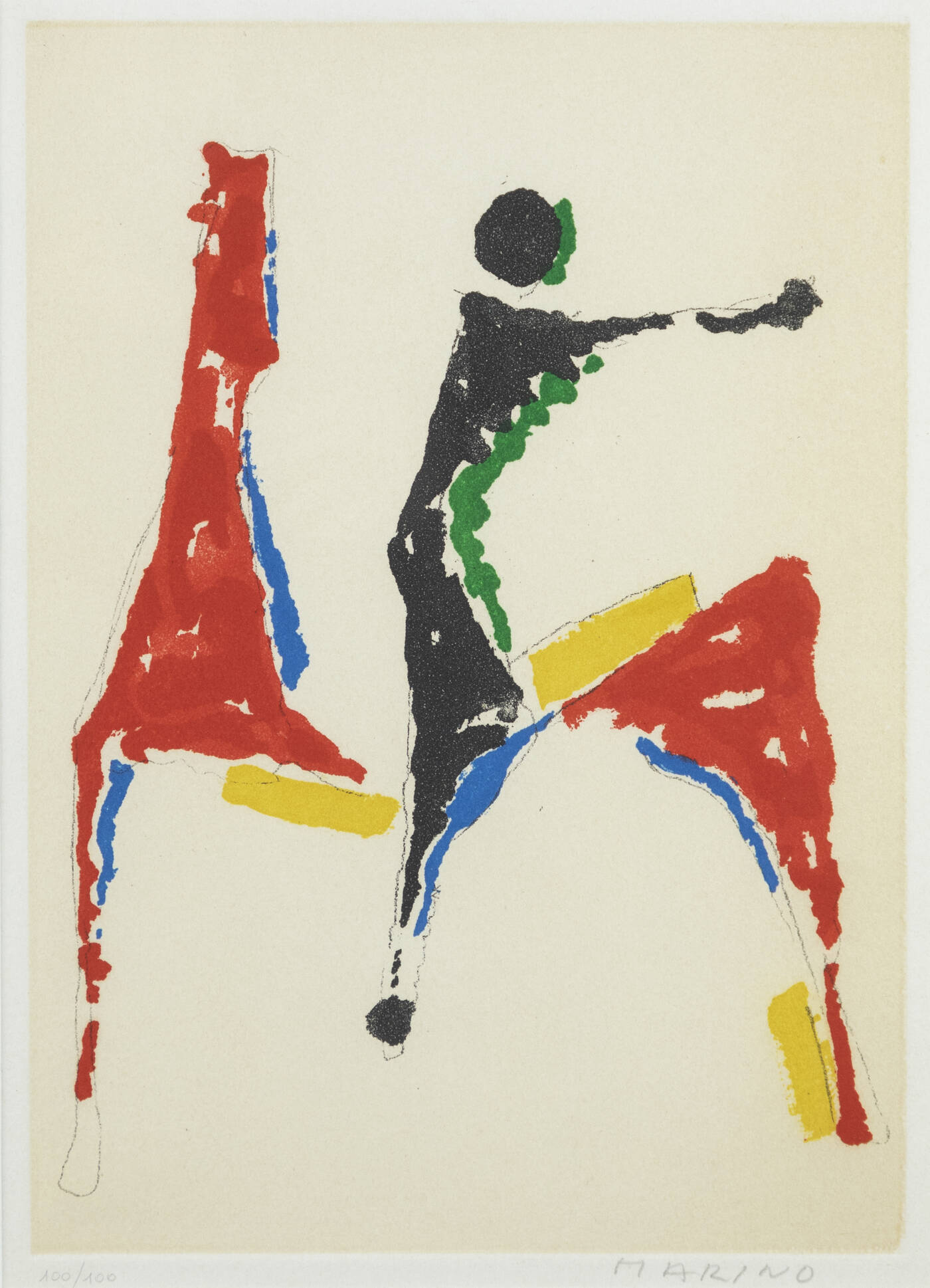 MARINO MARINI - 'Gioco colorato' 1978