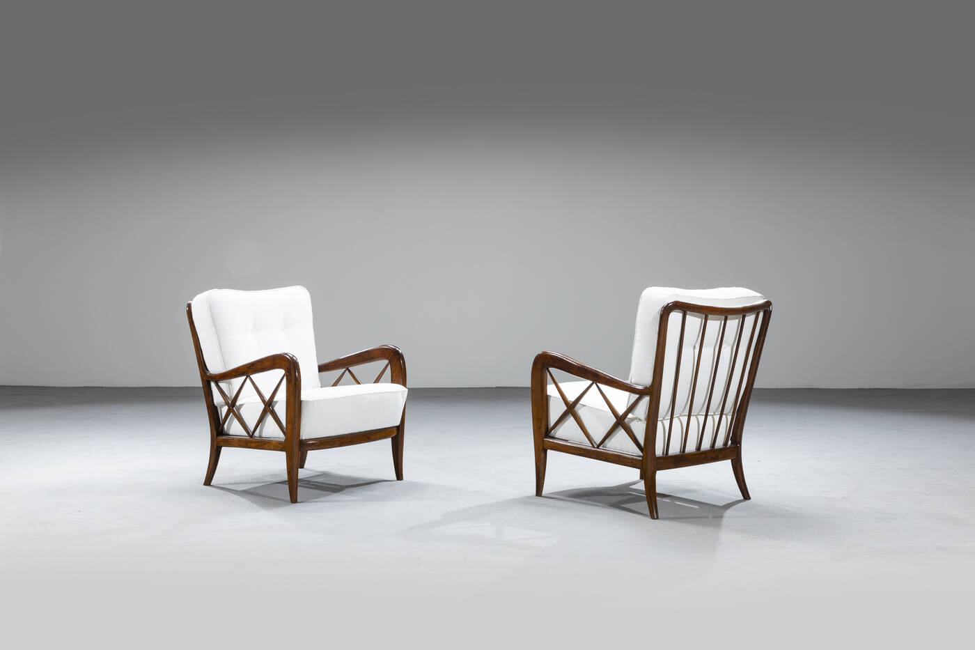 PAOLO BUFFA, nello stile di - Coppia di poltrone