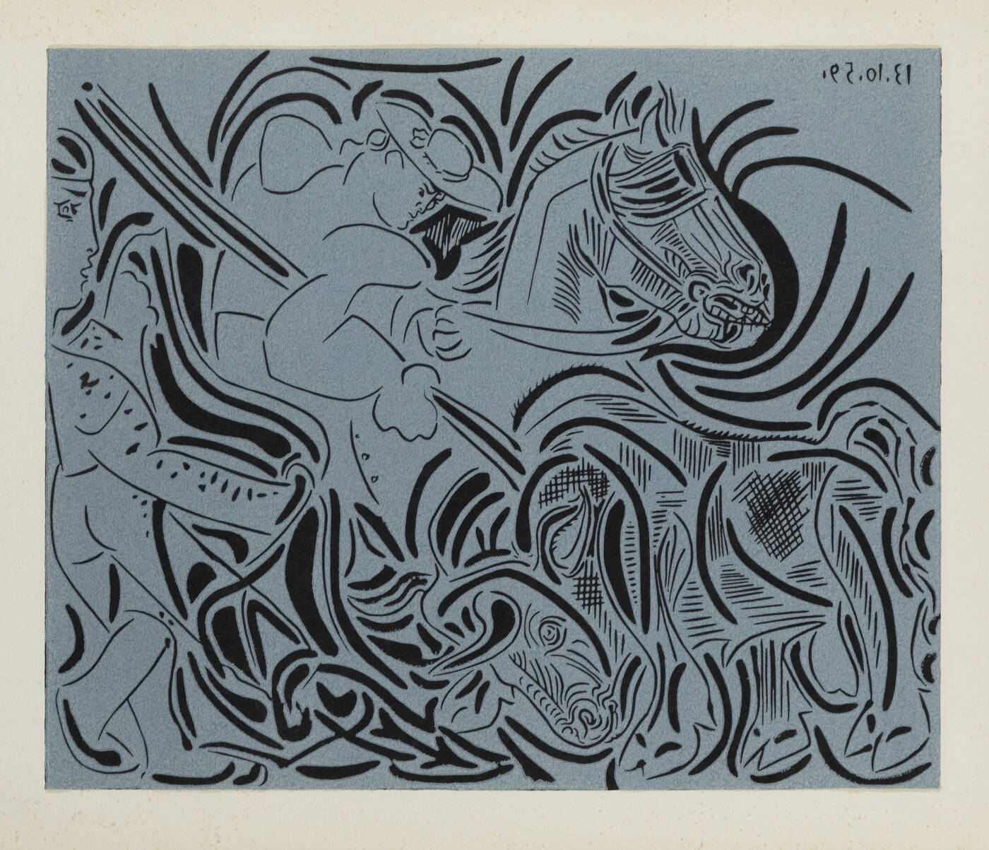 PICASSO PABLO (D'après) - 'La Picque' 1959