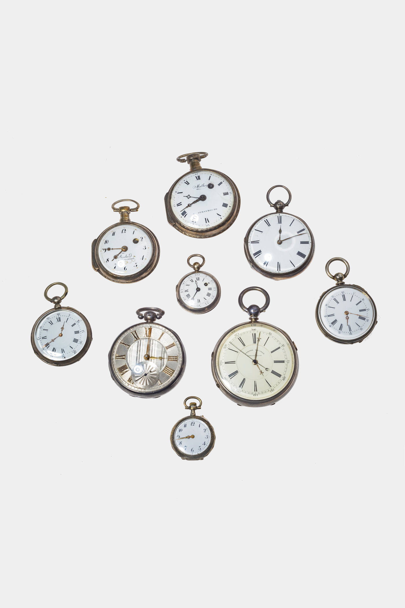 LOTTO DI NOVE OROLOGI DA TASCA