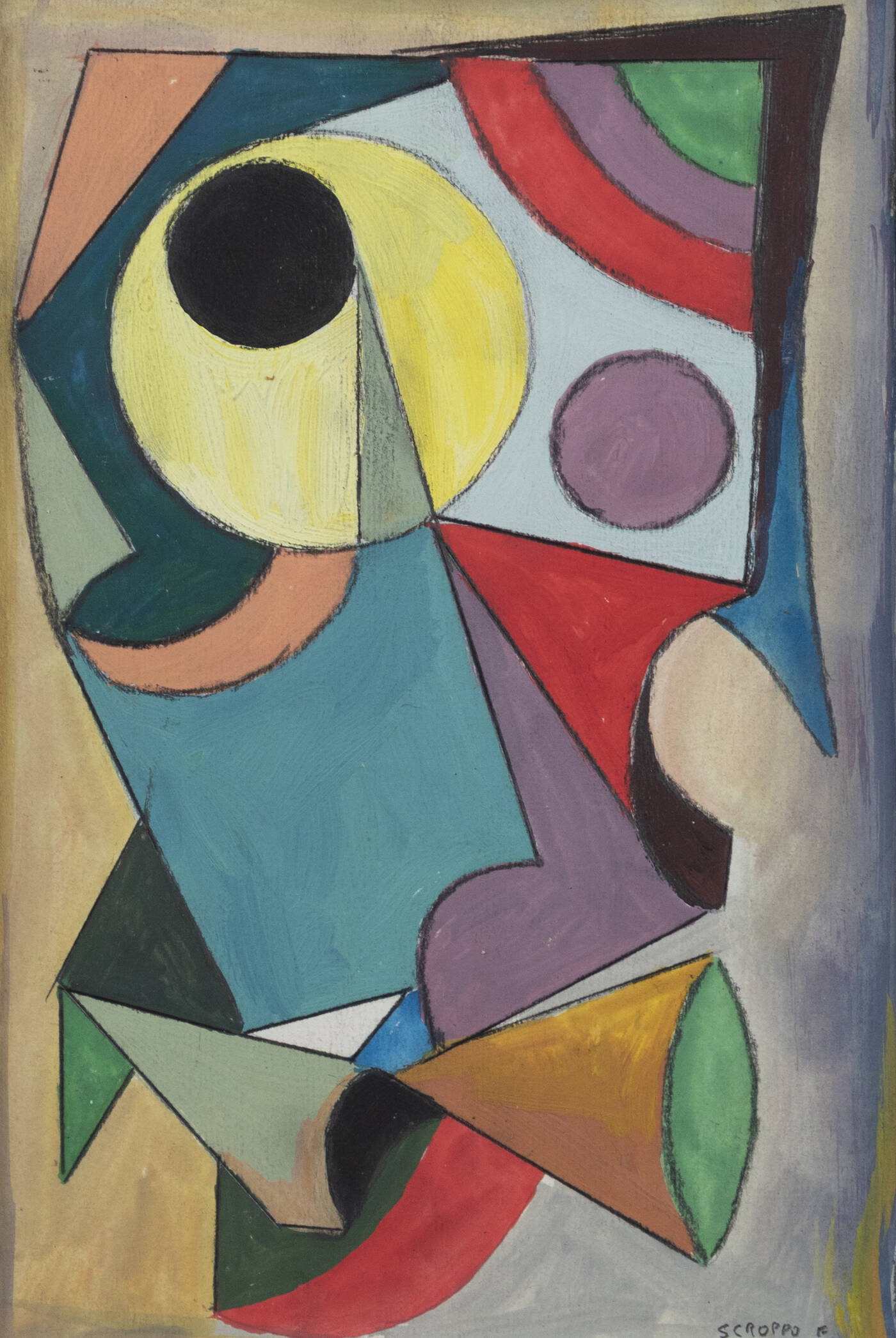 FILIPPO SCROPPO - 'Studio per ritmi' 1955