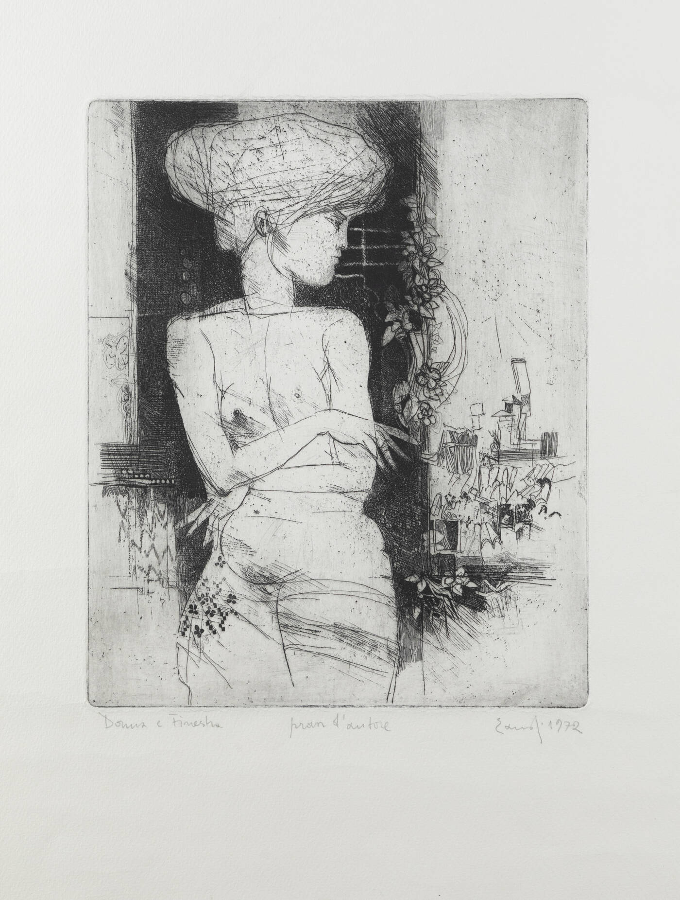 FERNANDO EANDI - 'Donna e Finestra' 1972