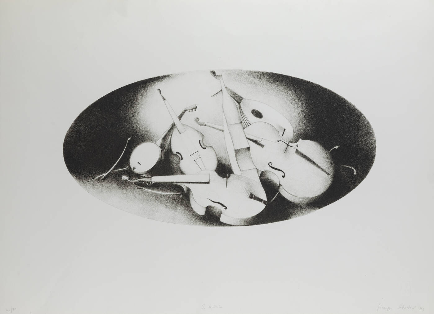 GIUSEPPE SALVATORI - 'Santa Cecilia' 1983