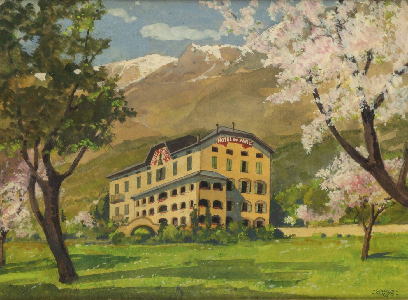 CARLO MUSSO - 'Hotel du parc'