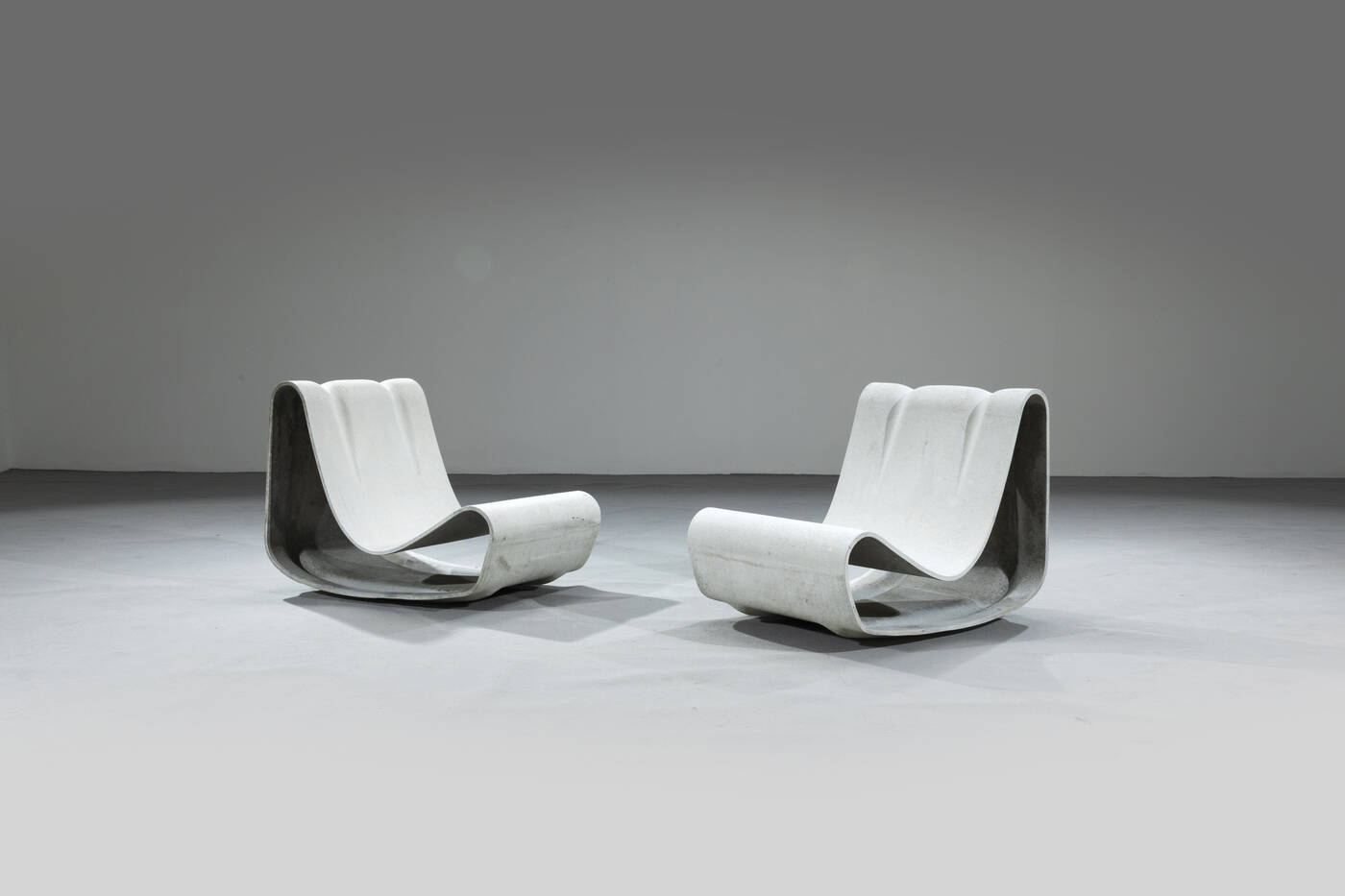 GUHL WILLY - Coppi di poltrone mod. Loop chair