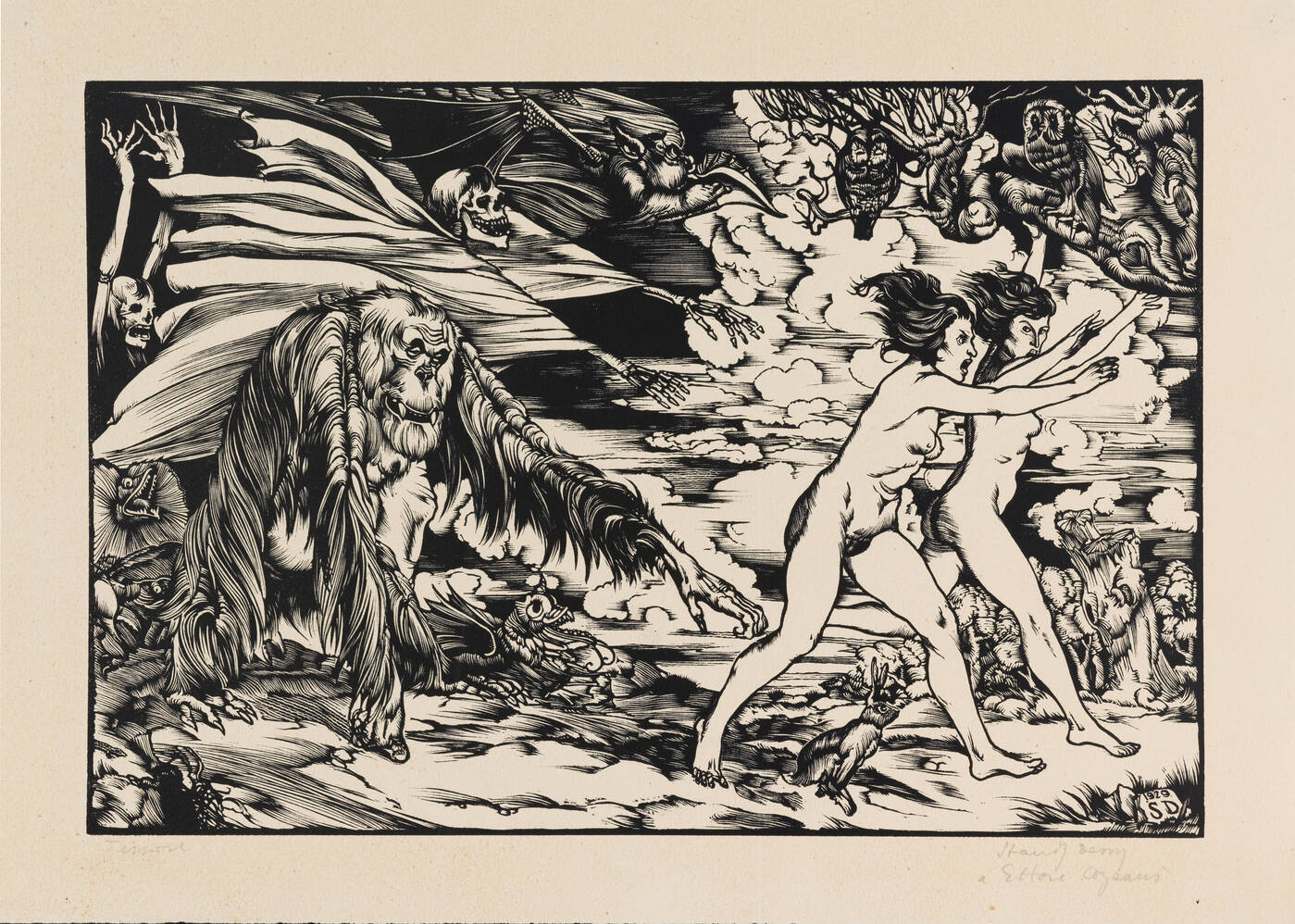 STANISLAO DESSY - 'Terrore' 1929