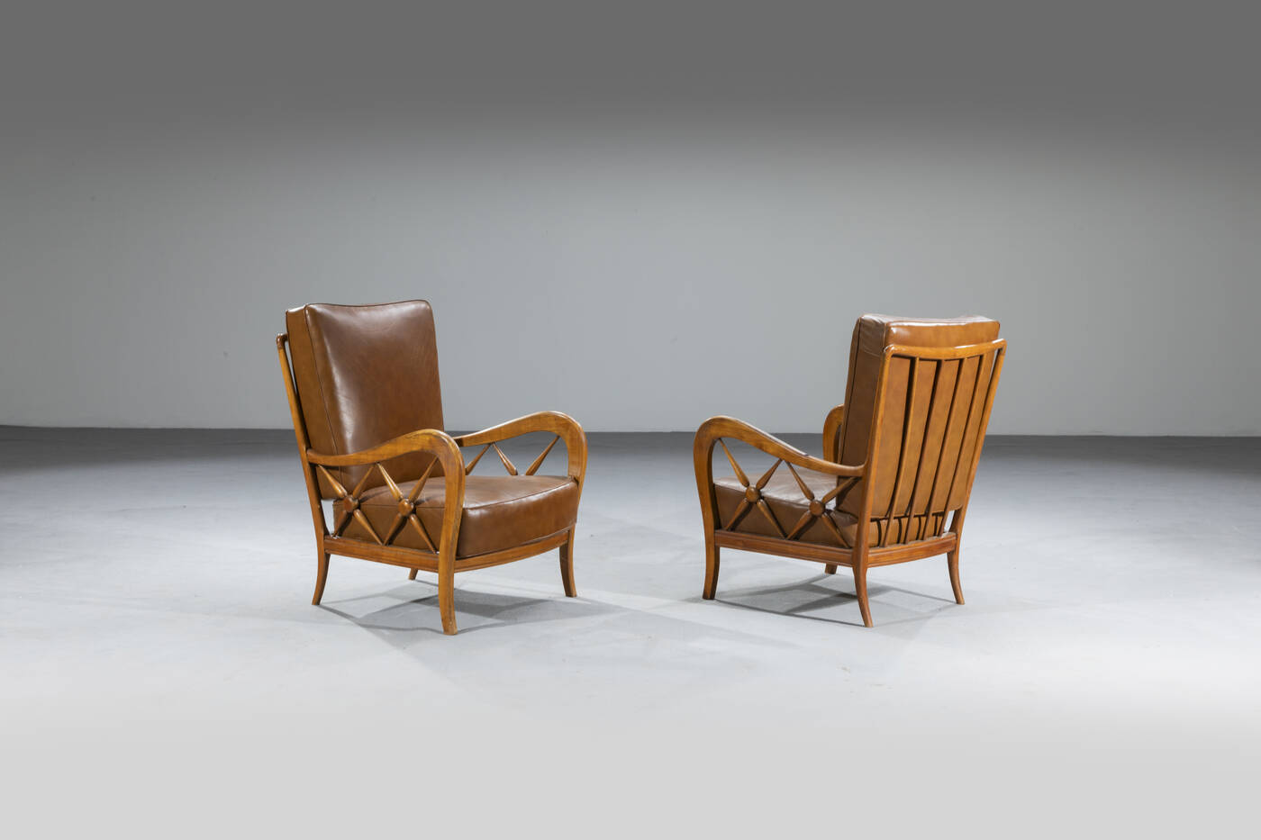 PAOLO BUFFA, nello stile di - Coppia di poltrone