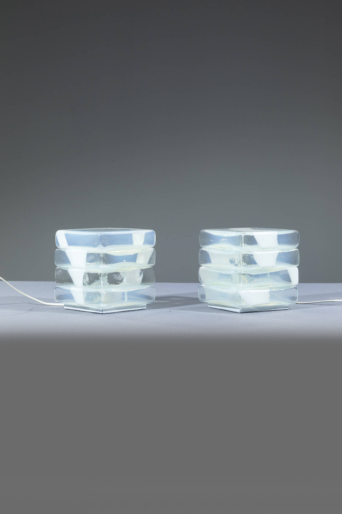 CARLO NASON - Coppia di lampade da tavolo mod. LT230