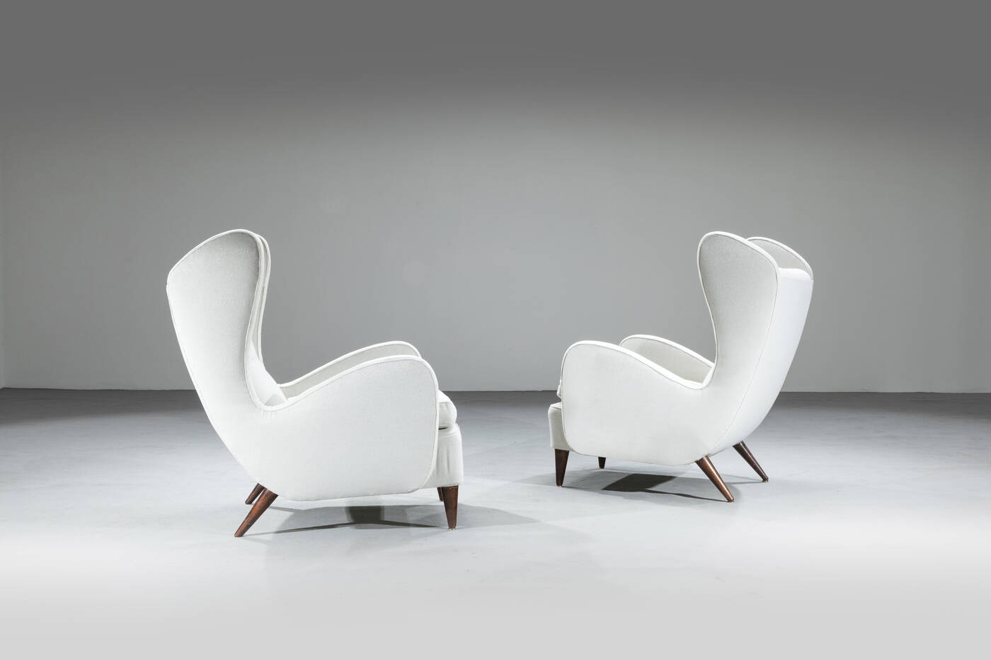 SCUOLA TORINESE - Coppia di poltrone