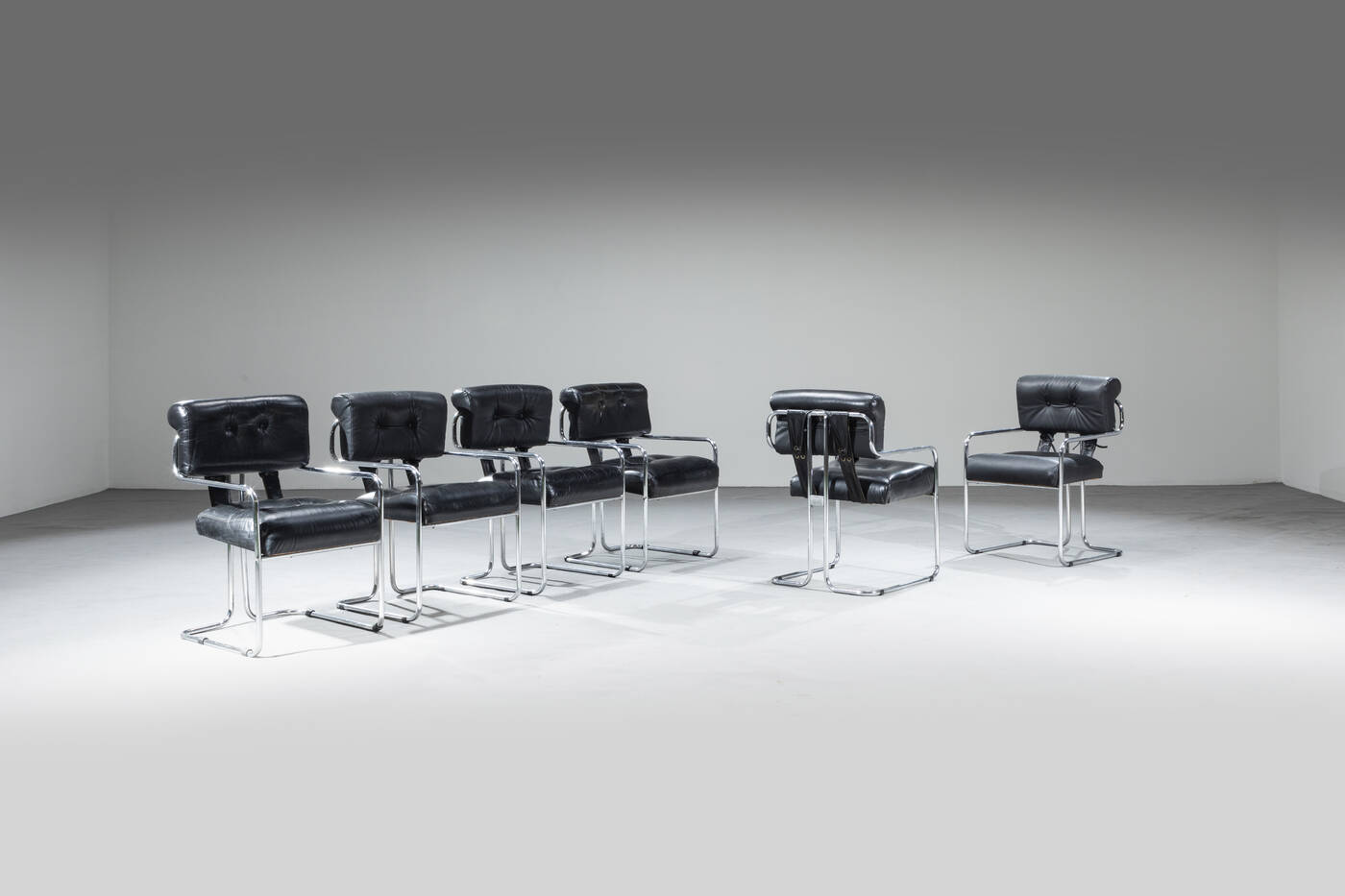 GUIDO FALESCHINI - Sei poltroncine mod. Tucroma