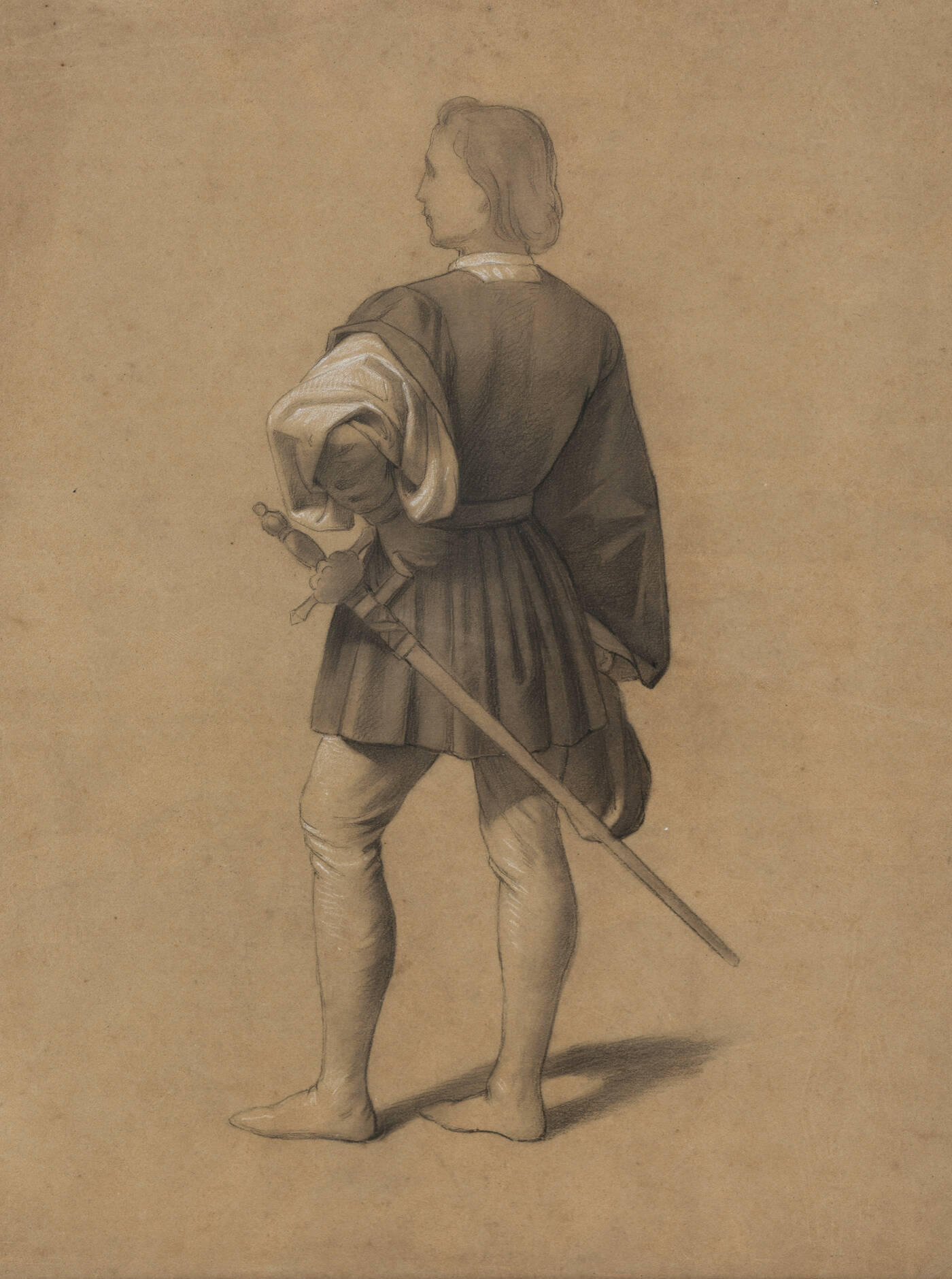 PITTORE ANONIMO - 'Figura maschile'