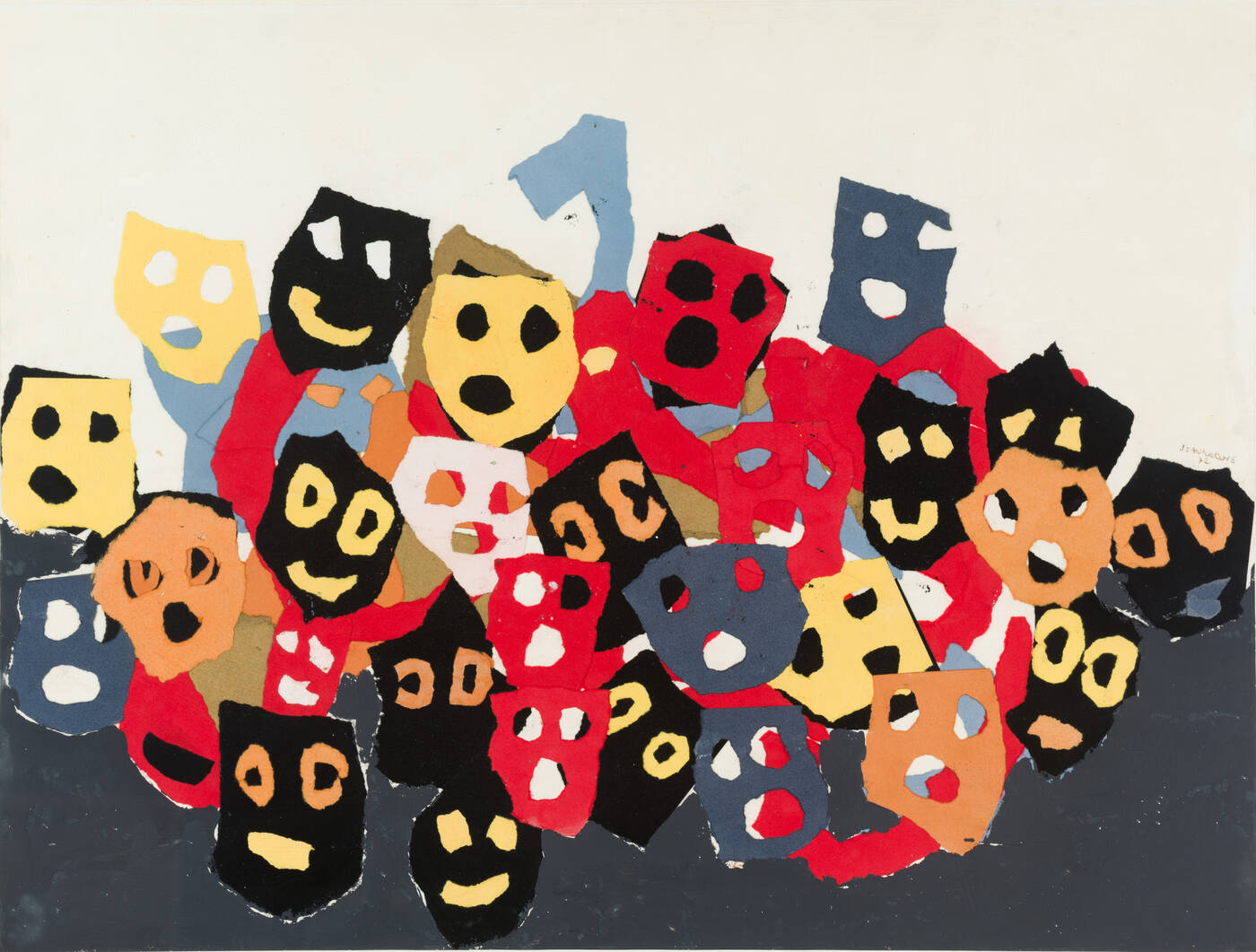 SANFOURCHE JEAN-JOSEPH - 'Senza titolo' 1972