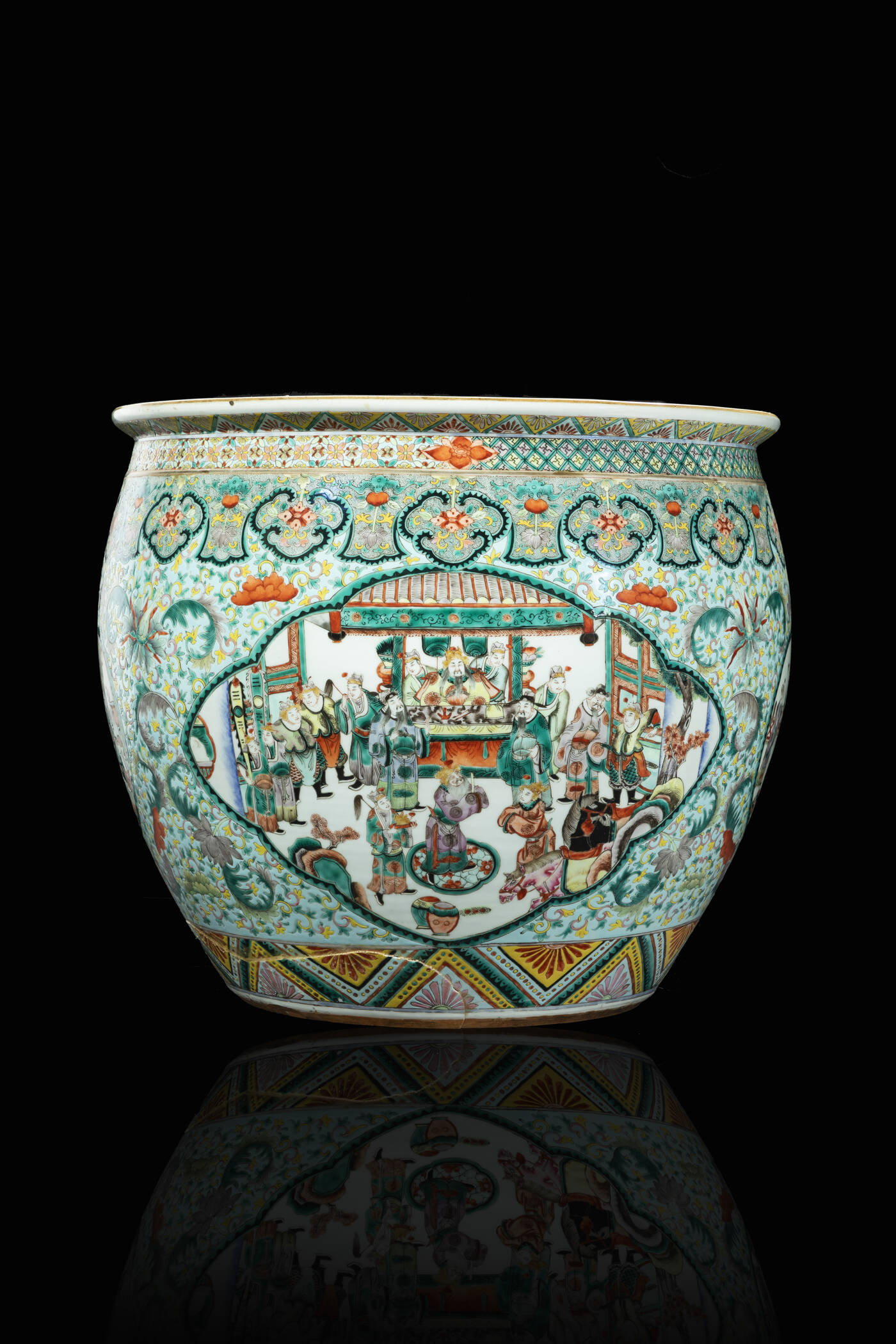 VASCA  - Vasca in porcellana Famiglia Verde