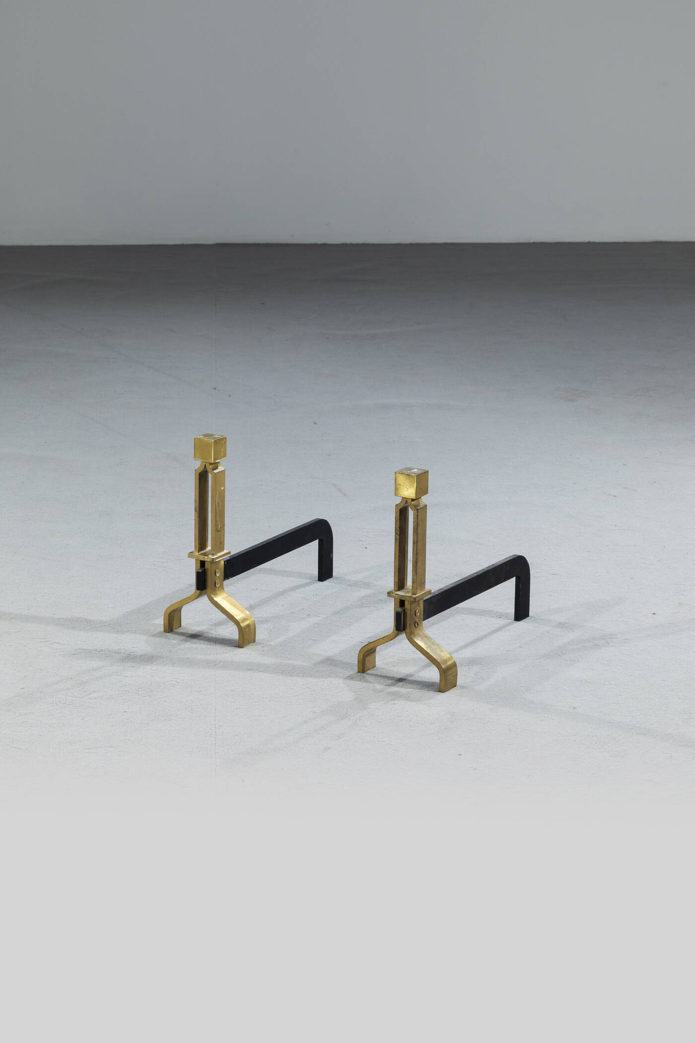 PRODUZIONE ITALIANA - Coppia di alari