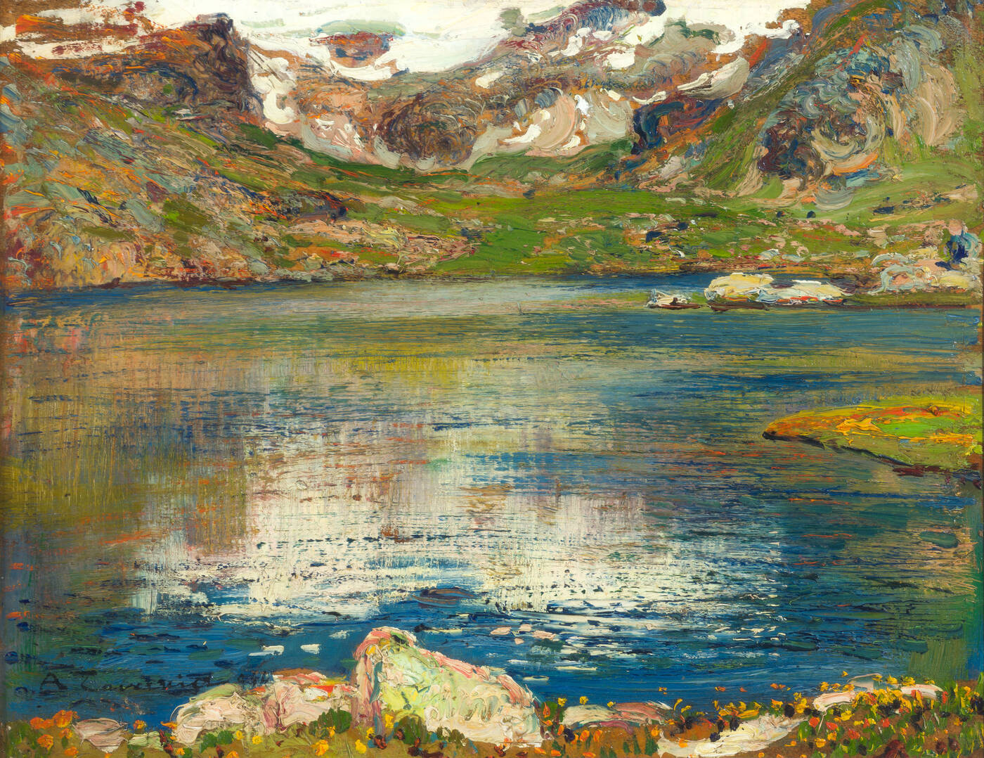 ANDREA TAVERNIER - 'Lago Gabiet' 1914