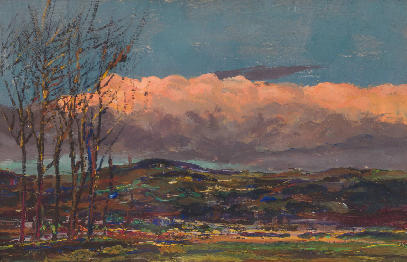 ROMOLO GARRONE - 'Collina torinese' 1956