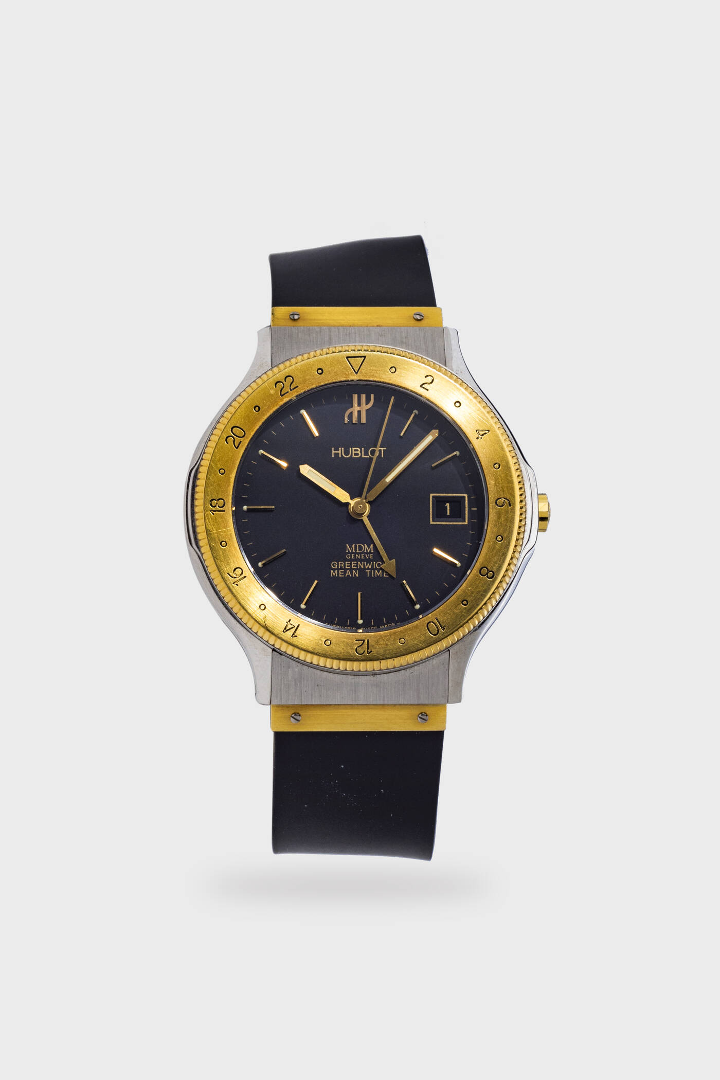 HUBLOT - Mod. 'MDM GMT', ref.156102, anni '90