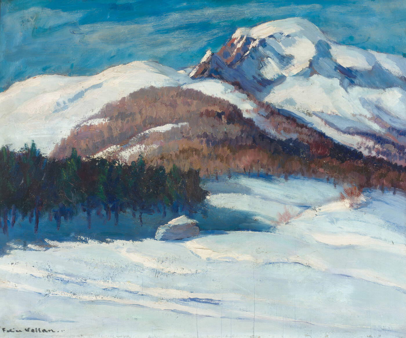 FELICE VELLAN - 'Il Mucrone da Oropa' febbraio 1940