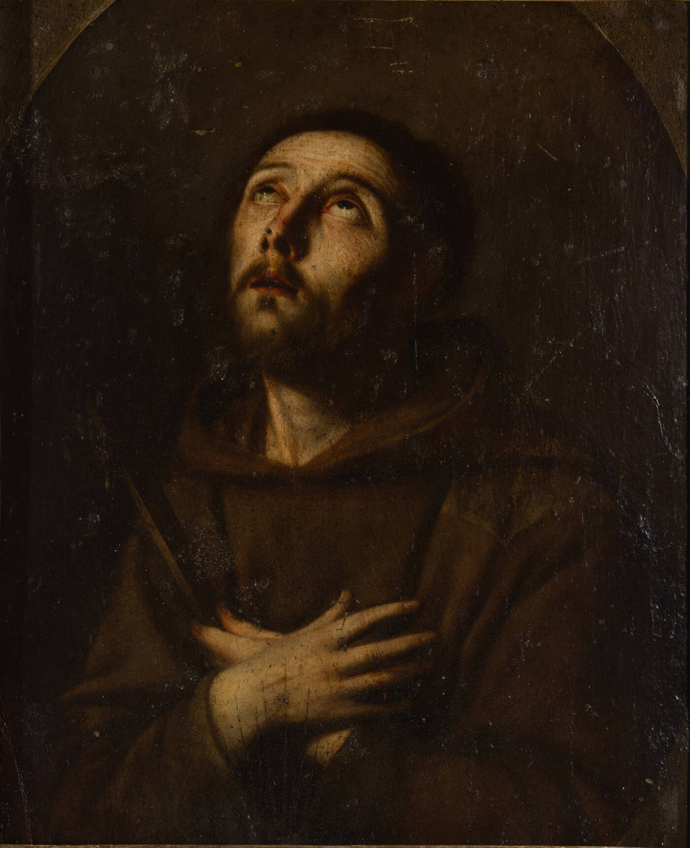 PITTORE ANONIMO - 'San Francesco' XVII secolo