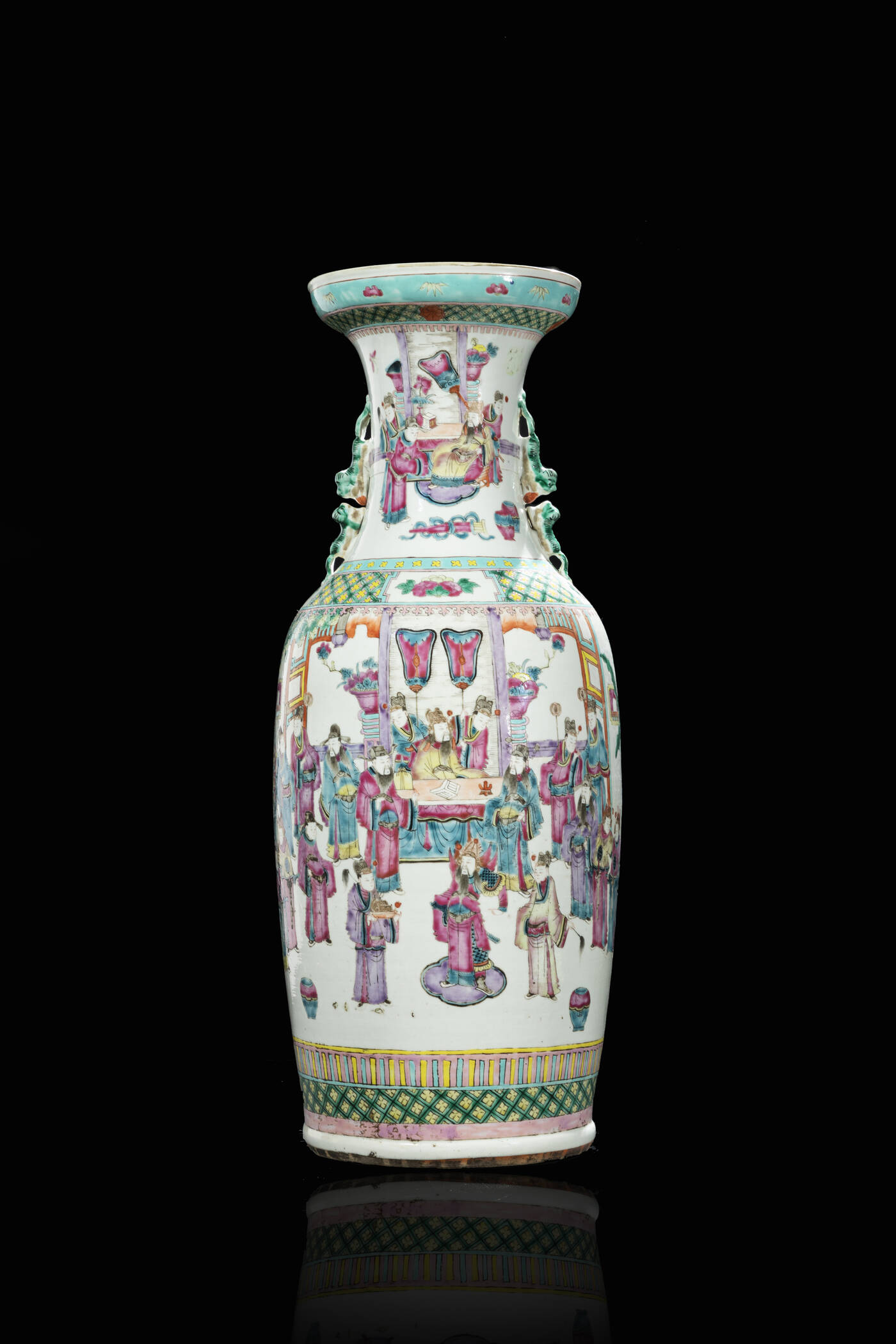 VASE - Famille Rose porcelain vase