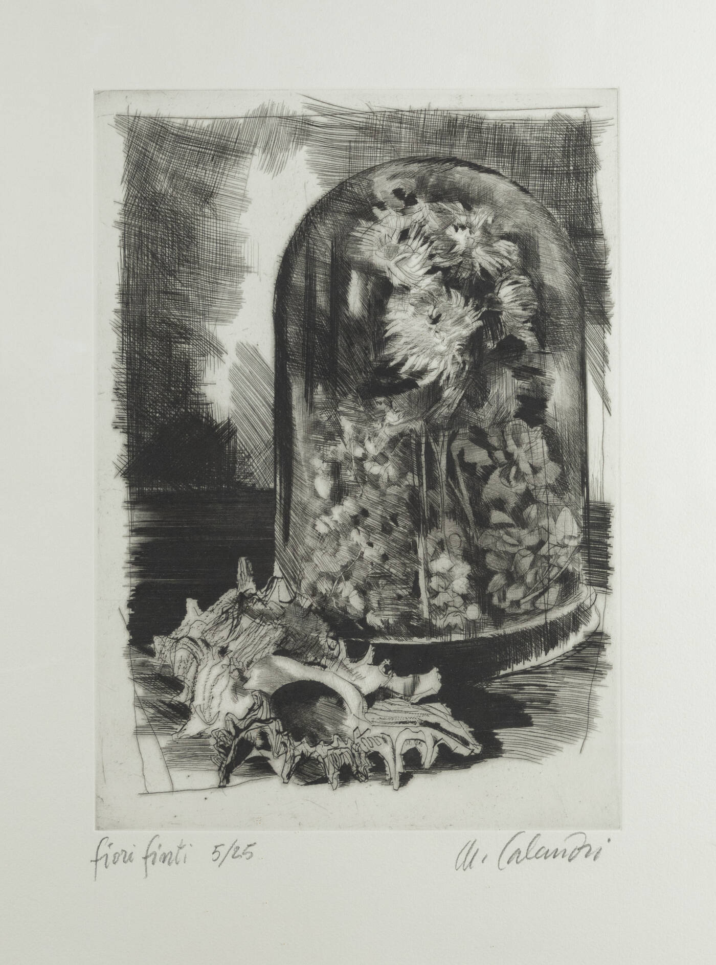 MARIO CALANDRI - 'Fiori finti' 1985