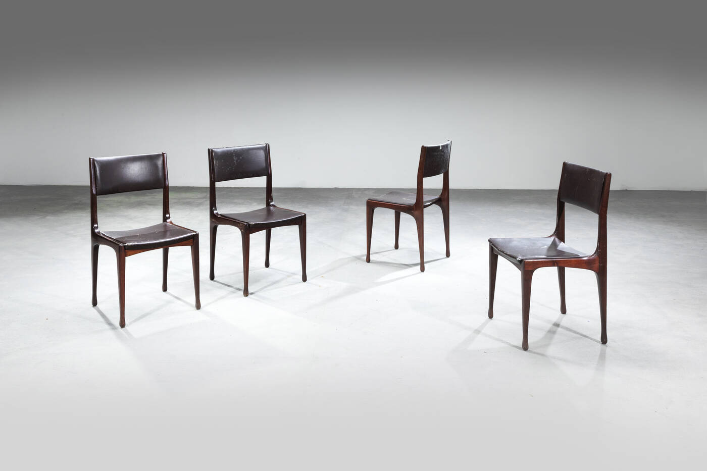 CARLO DE CARLI - Quattro sedie mod. 693 