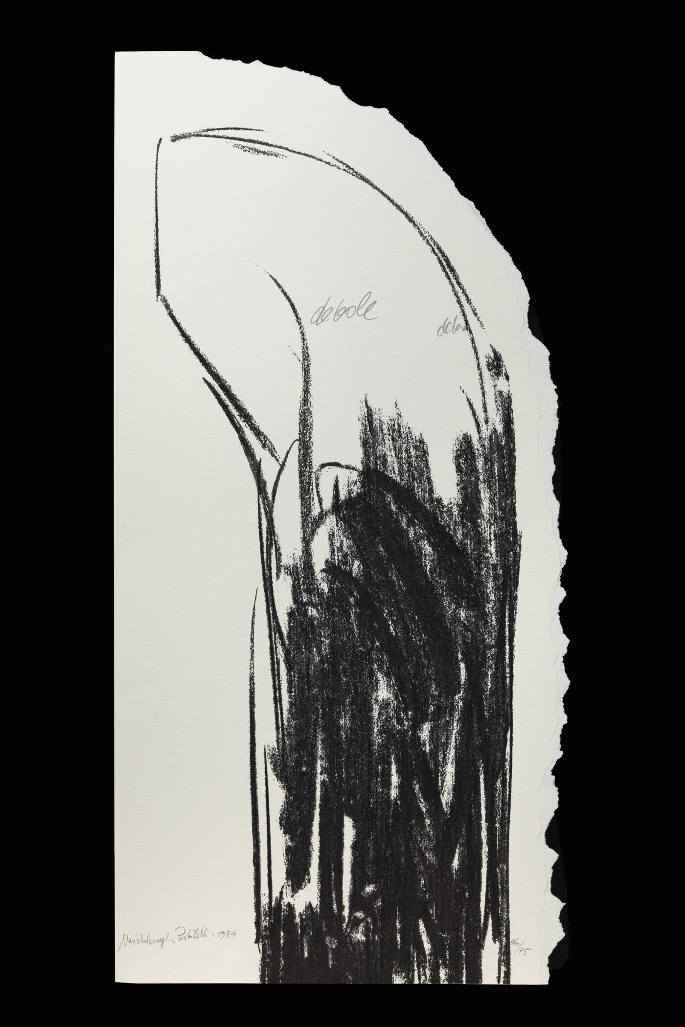 MICHELANGELO PISTOLETTO - 'Debole' 1984