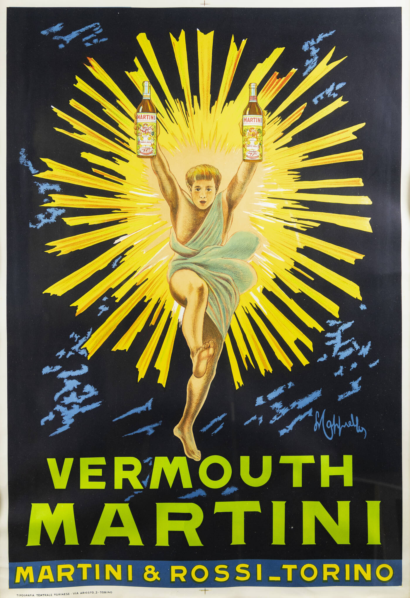 LEONETTO CAPPIELLO - 'Vermouth Martini - Martini & Rossi - Torino' 1959