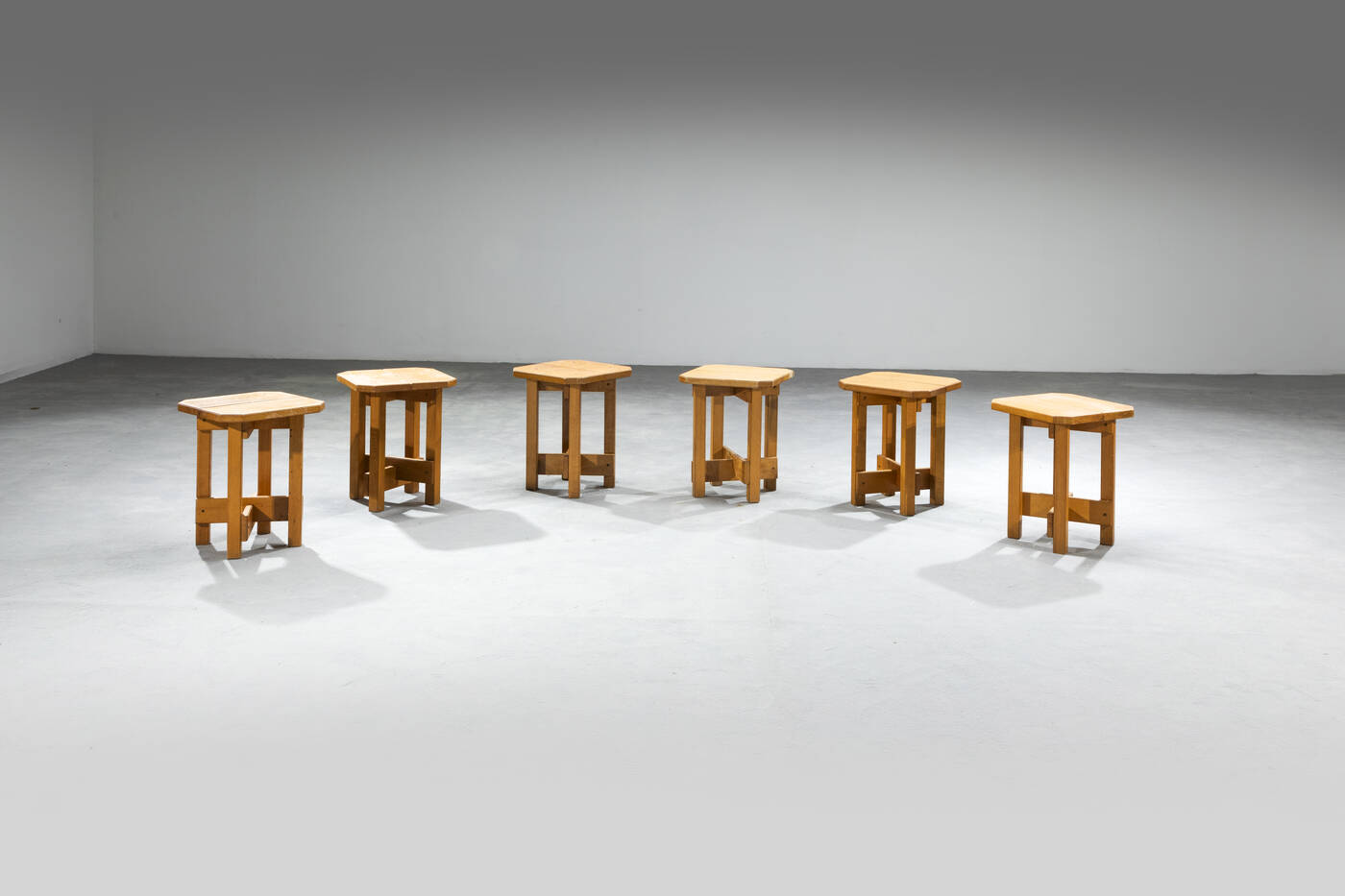 GERRIT RIETVELD - Sei sgabelli 