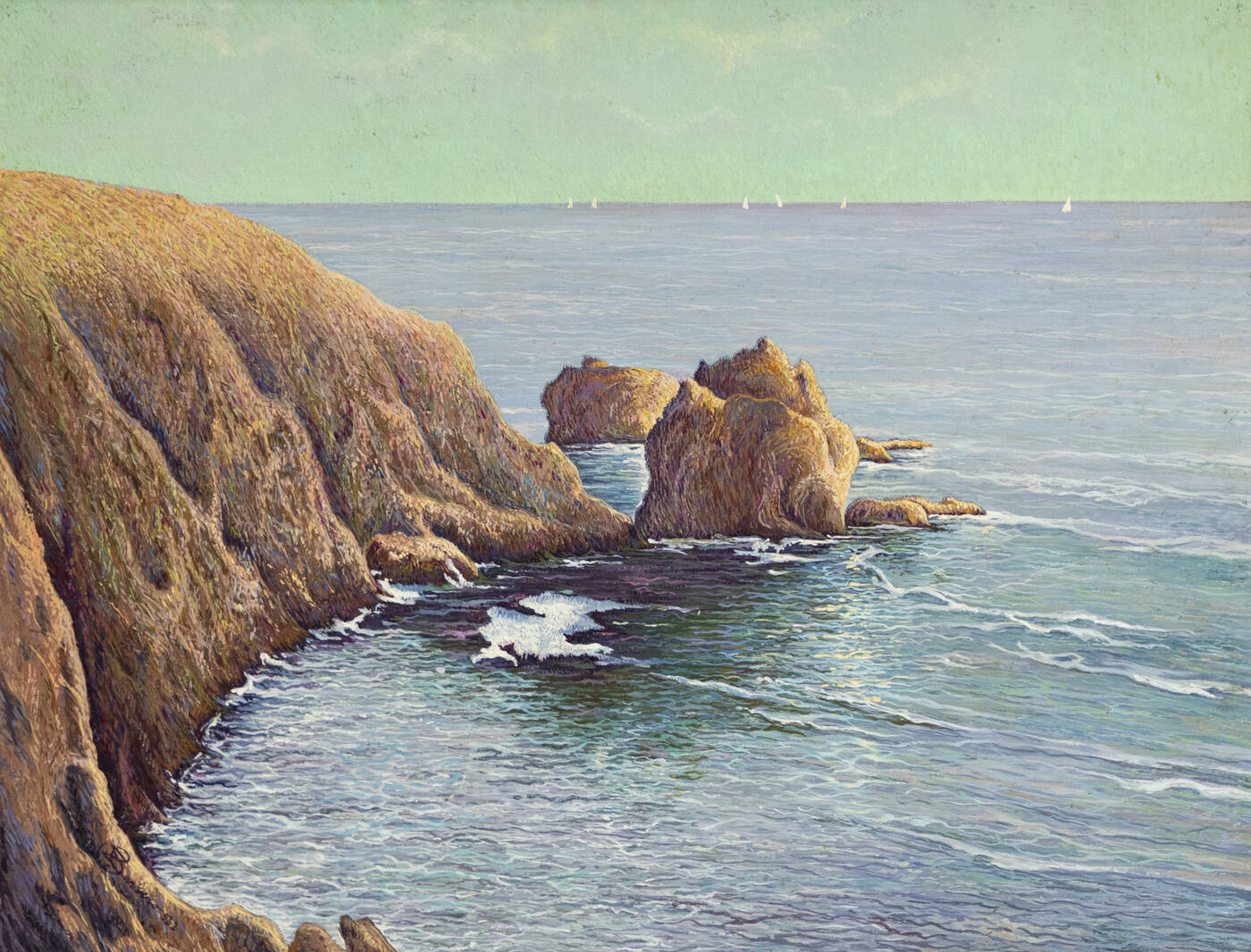 ERNESTO BARBERO - 'Marina ad Antignano' 1932