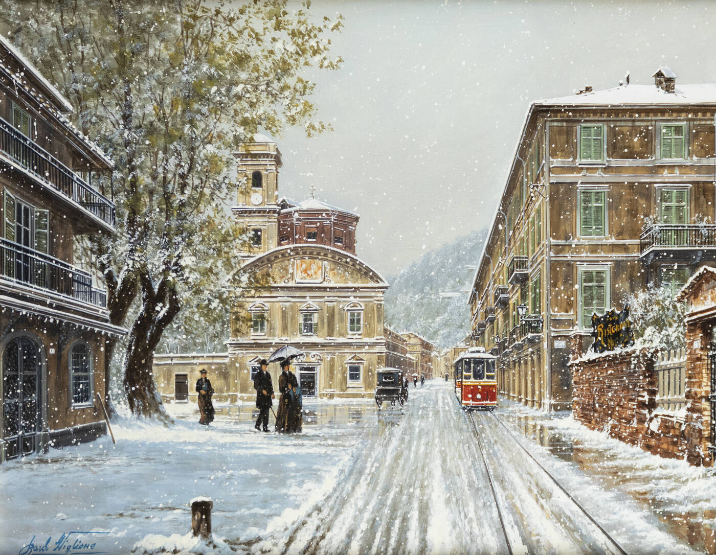 RAOUL VIGLIONE - 'Vecchia Torino. Madonna del Pilone'