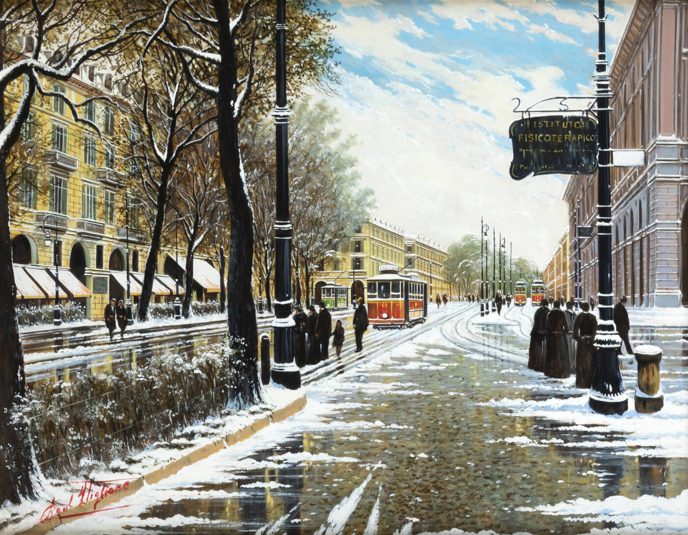 RAOUL VIGLIONE - 'Torino. Via Sacchi'