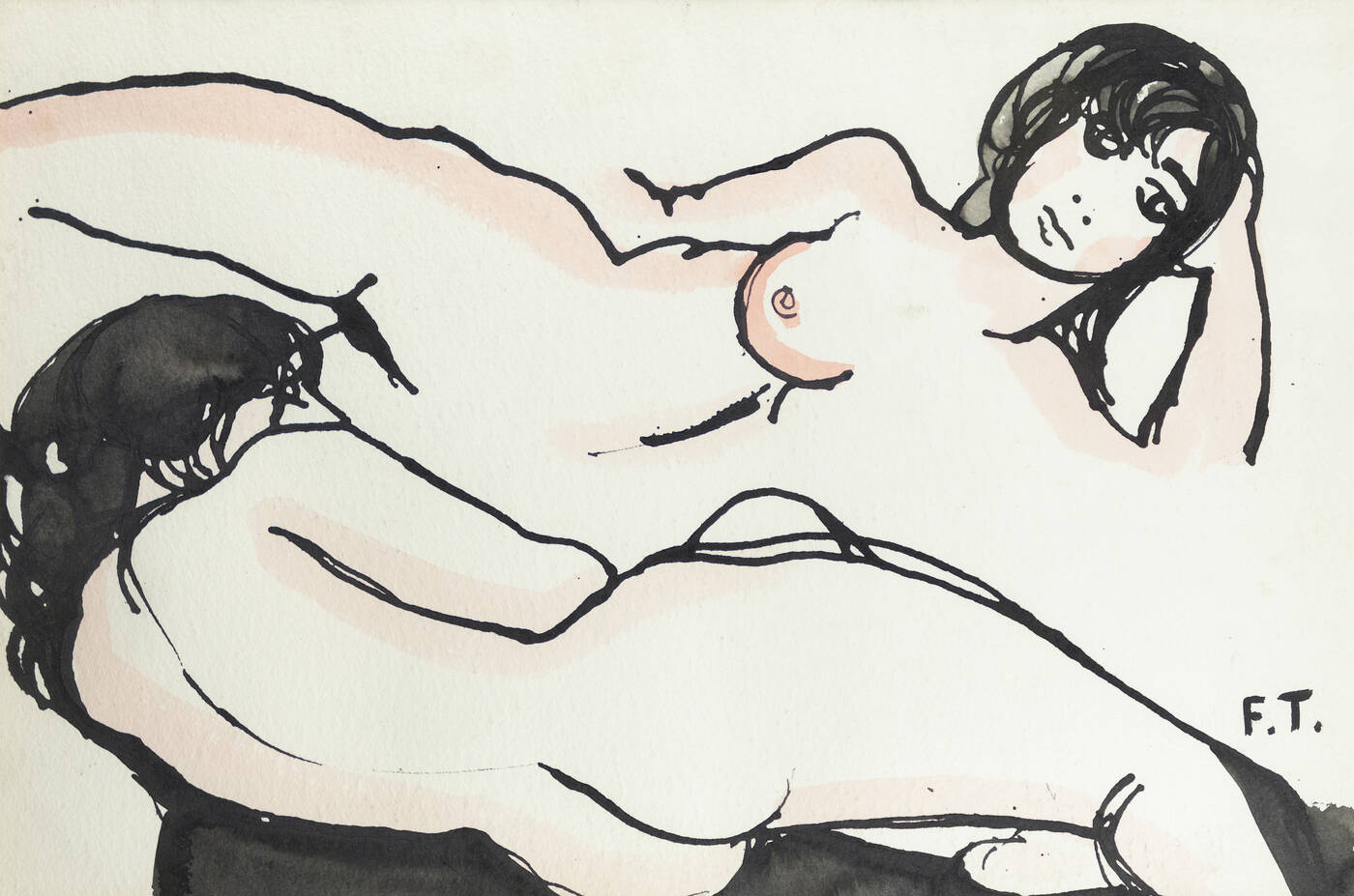 FRANCESCO TABUSSO - 'Nudi femminili distesi'