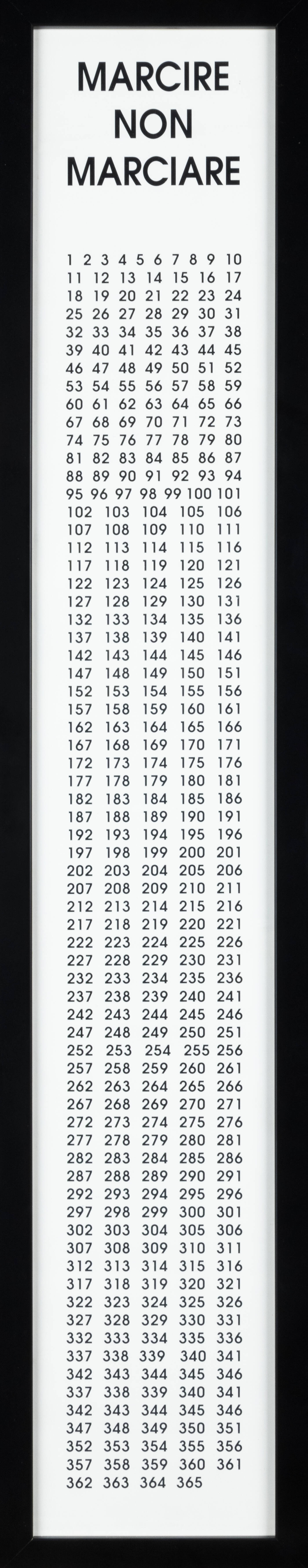 MAURIZIO CATTELAN - 'Marcire non marciare' 1991