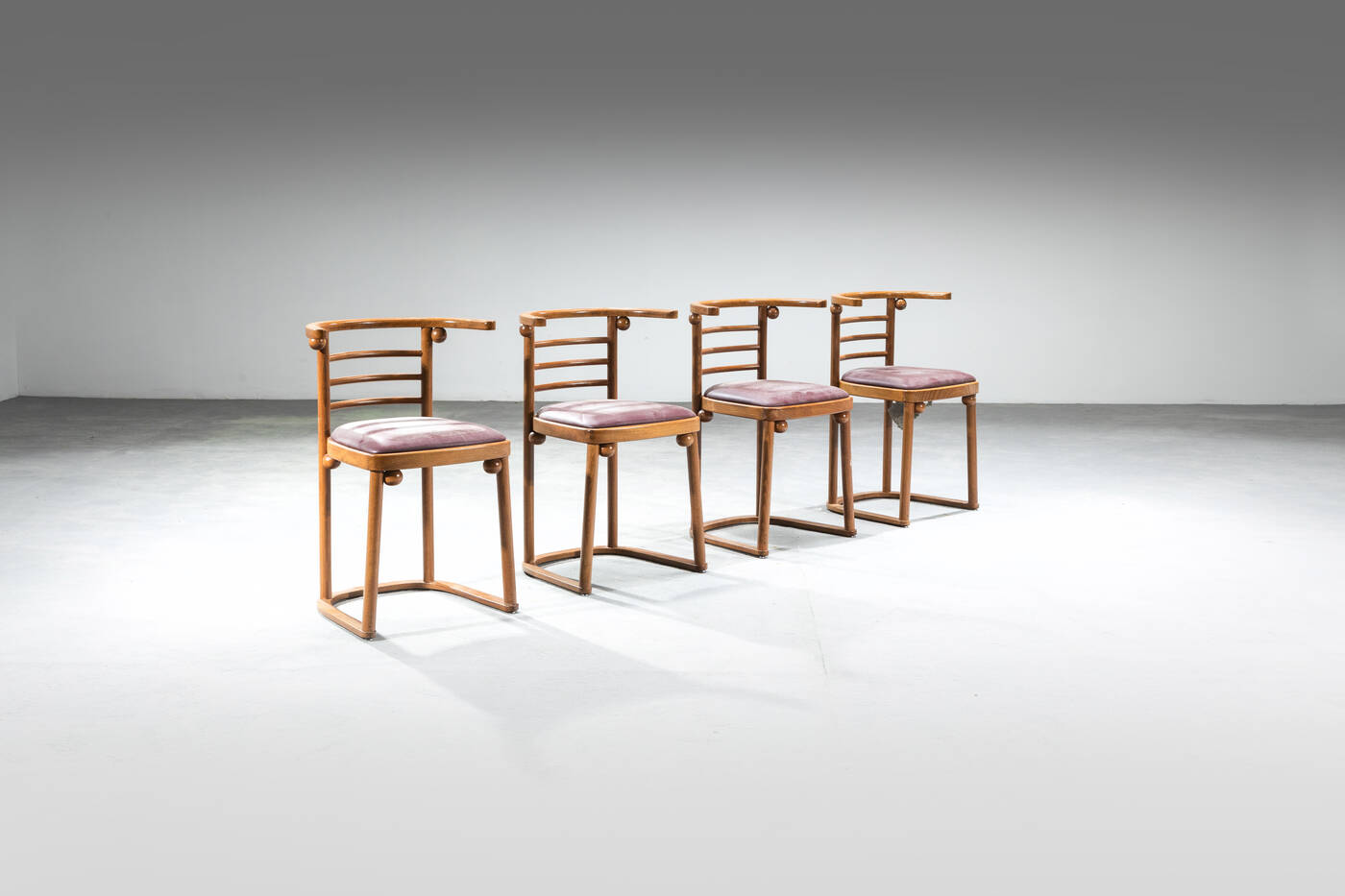 HOFFMAN JOSEF, nello stile di - Quattro sedie