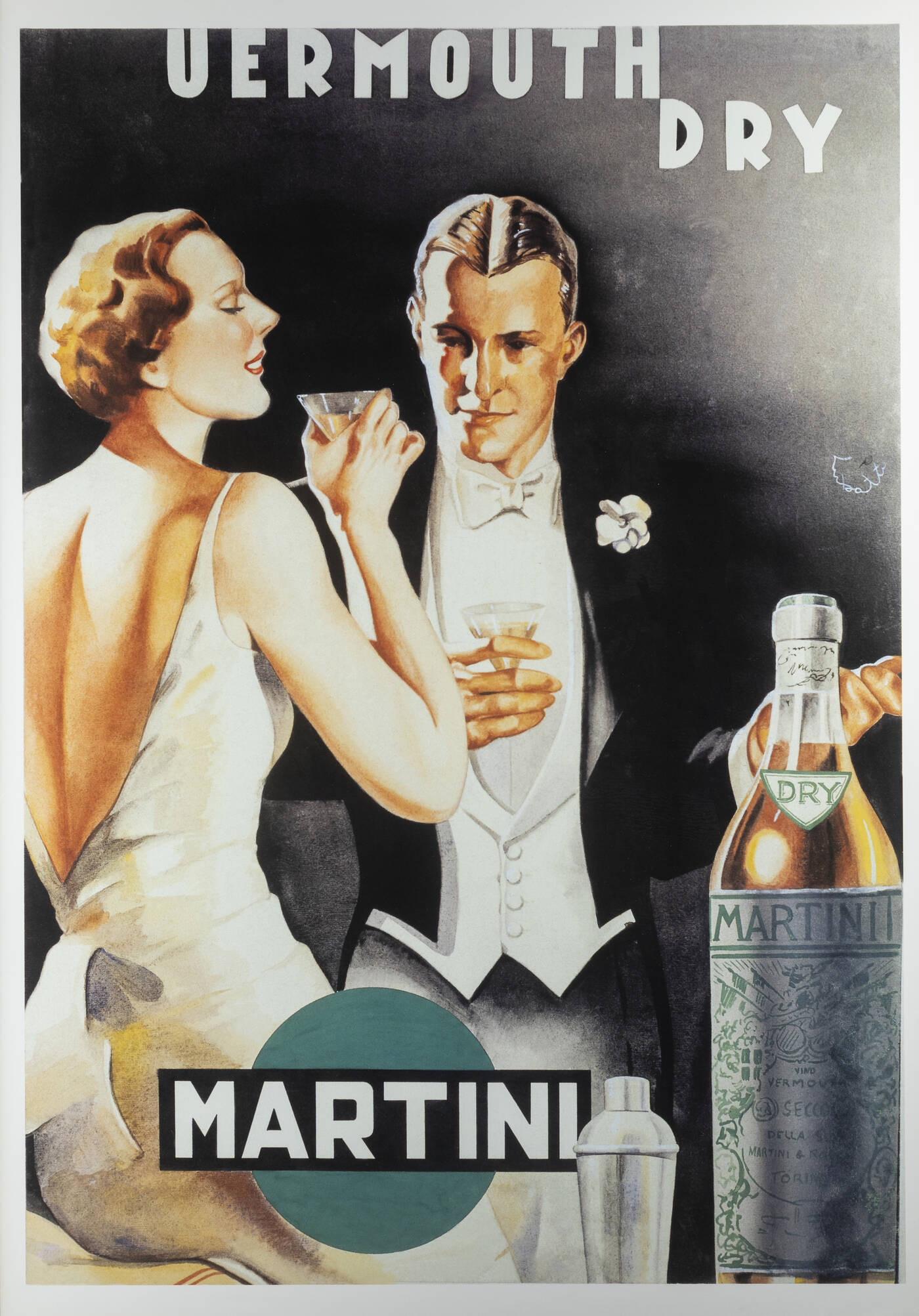 DOMENICO LUBATTI - 'Vermouth Dry Martini' 1930
