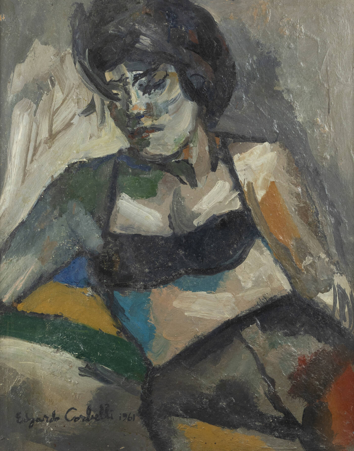 EDGARDO CORBELLI - 'Figura femminile' 1961