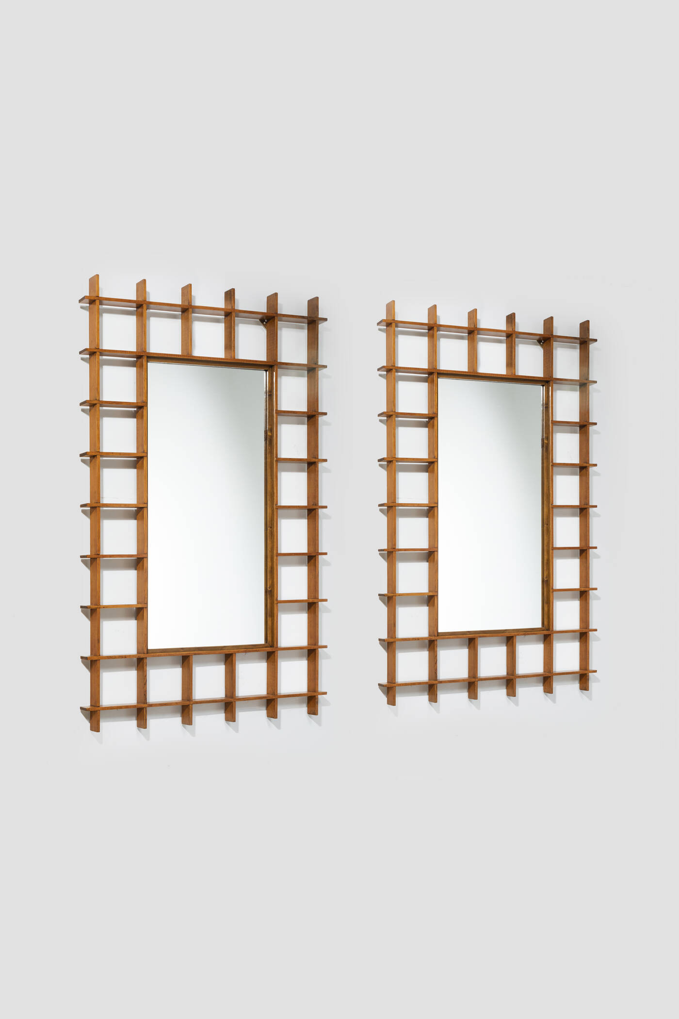 PRODUZIONE ITALIANA - Coppia di specchi da parete