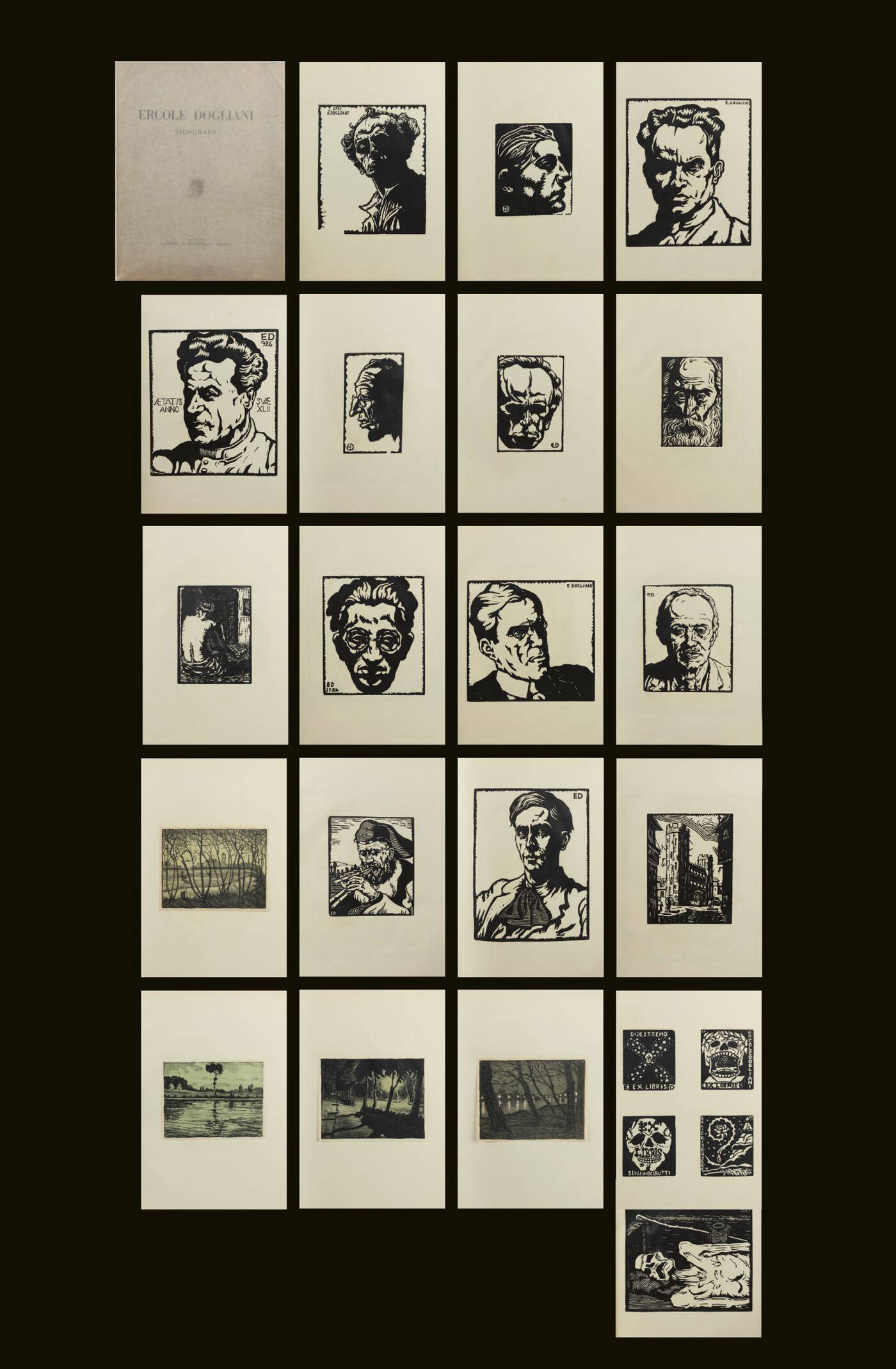 ERCOLE DOGLIANI - 'Ercole Dogliani silografo' 1930