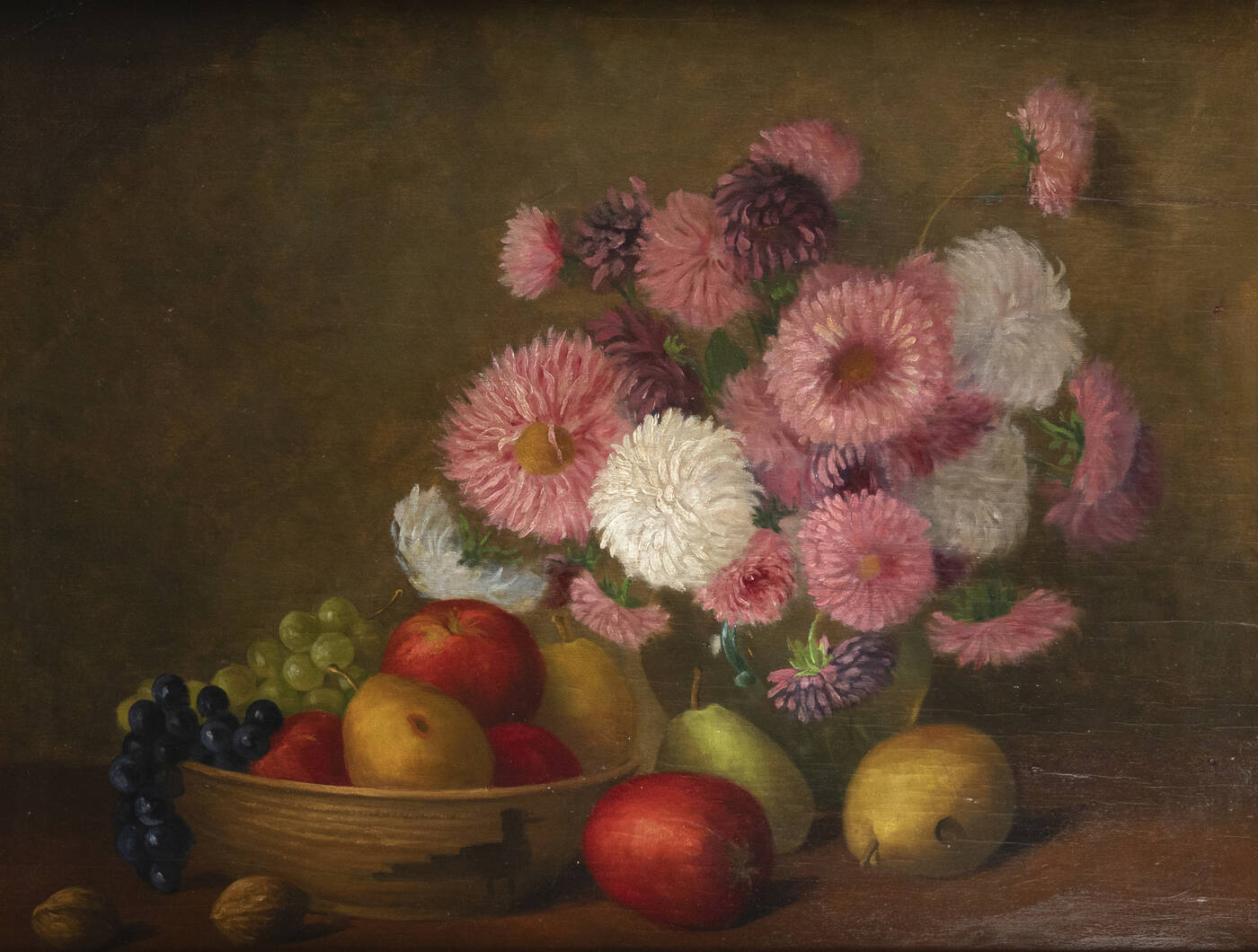 PITTORE ANONIMO DEL XX SECOLO - 'Natura morta con dalie'