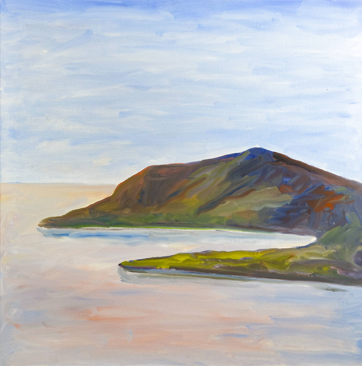 ALBINO GALVANO - 'Paesaggio costiero' 30/8/1984